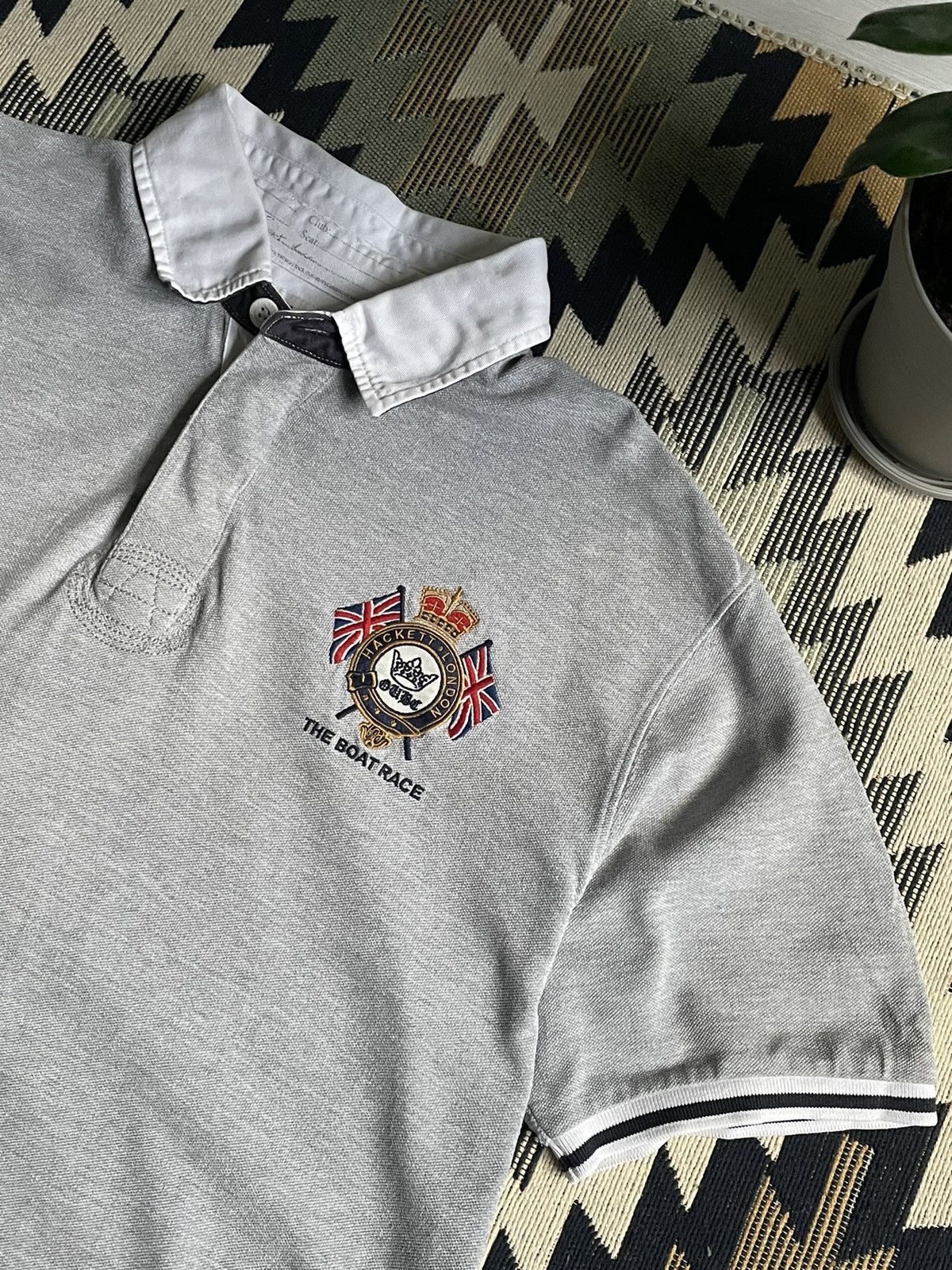 Hackett Vintage Hackett London Big Logo #8 Polo T-shirt Size US XXL / EU 58 / 5 - 4 Thumbnail