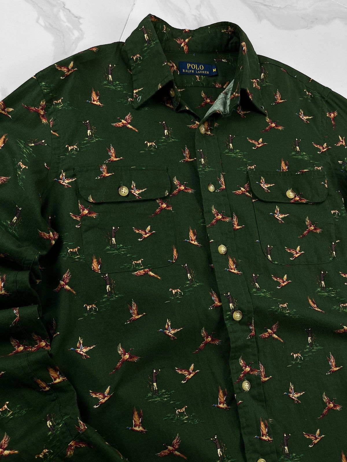 Polo Ralph Lauren Polo ralph lauren monogram bird shirt Size US M / EU 48-50 / 2 - 8 Thumbnail