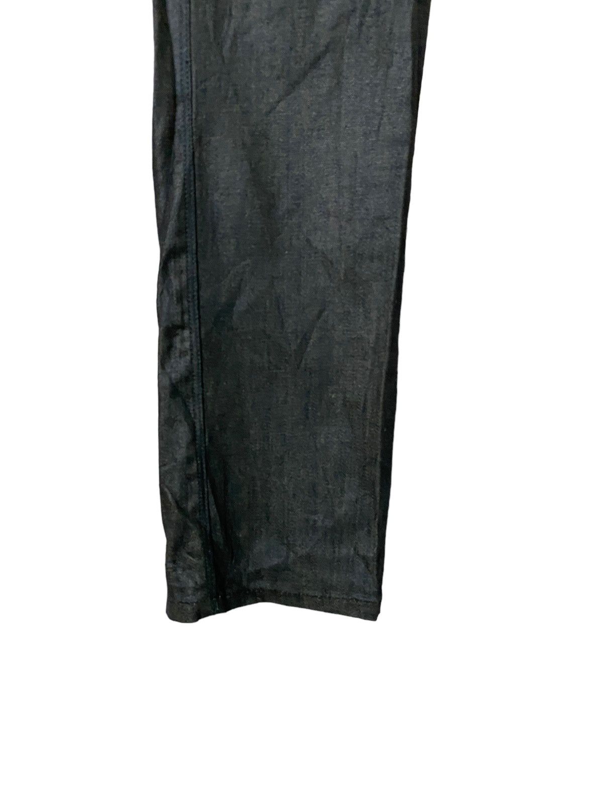 If Six Was Nine × Japanese Brand × Vintage Waxed BACK NUMBER Skinny Low Rise Denim Size US 27 - 9 Thumbnail