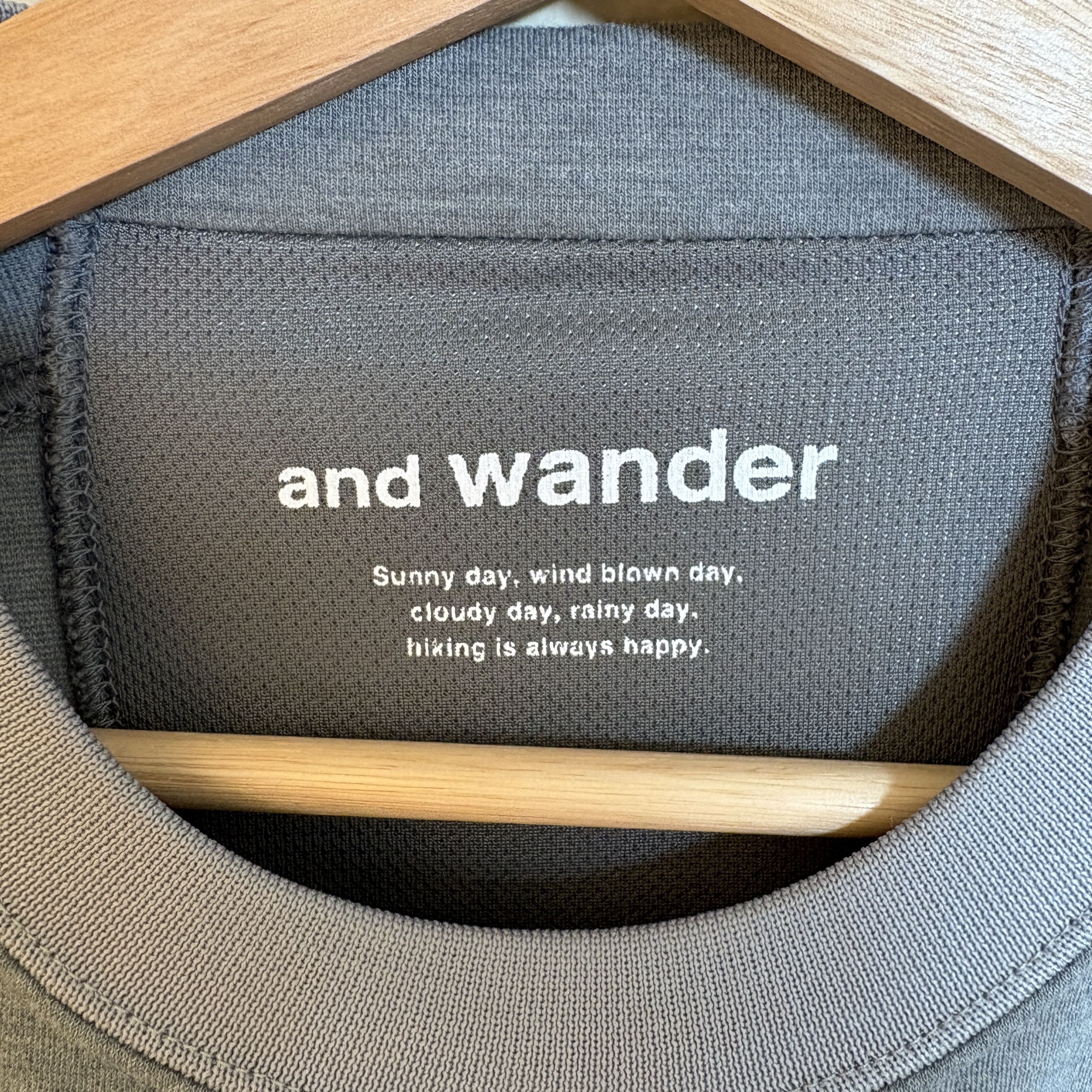 And Wander UV Cut Dry T-shirt Size US M / EU 48-50 / 2 - 3 Thumbnail