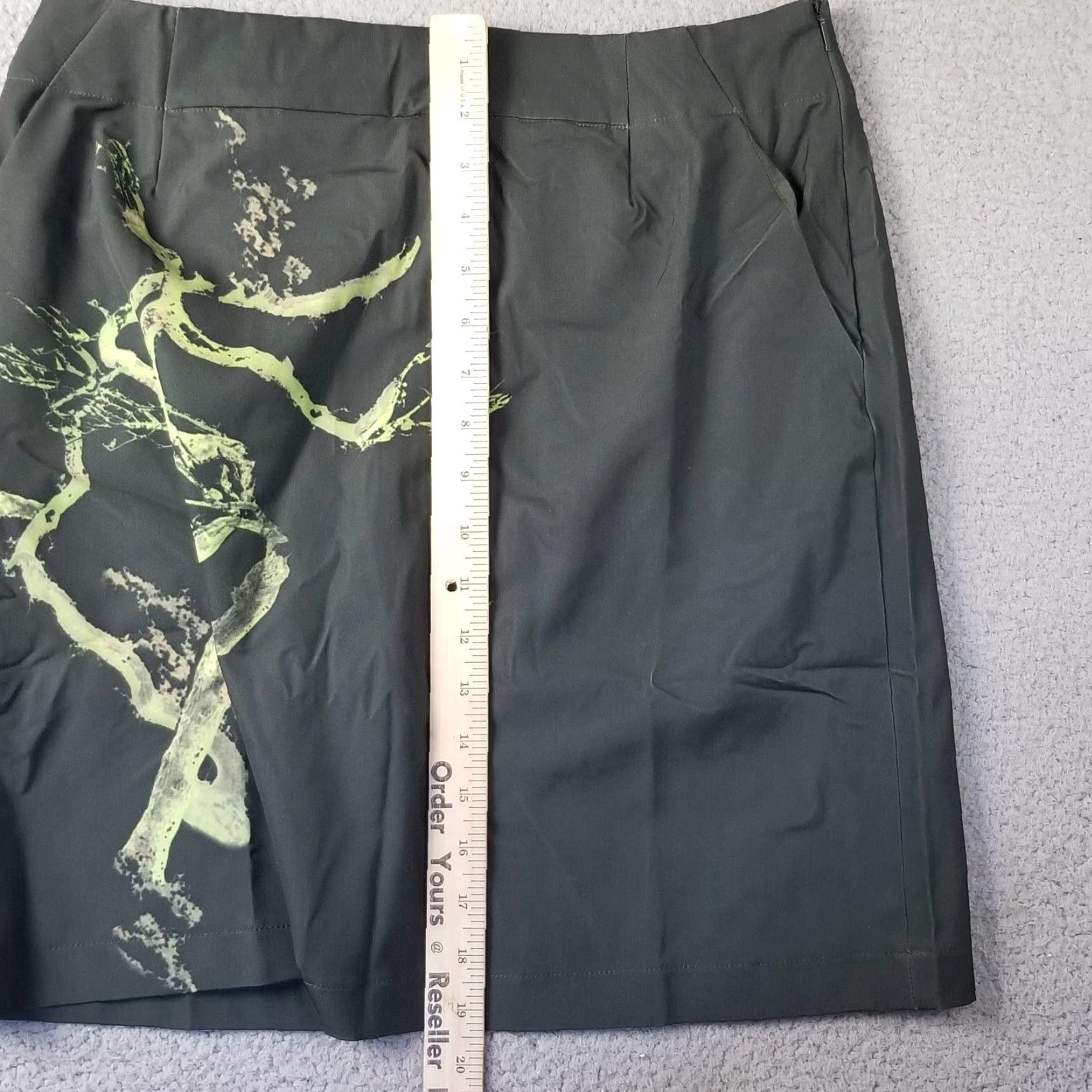 Nike Nike Women's Dri-FIT Golf Skort Skirt Green Size 6 Lighting Bolt Nwot Womens Size 28" / US 6 / IT 42 - 7 Thumbnail