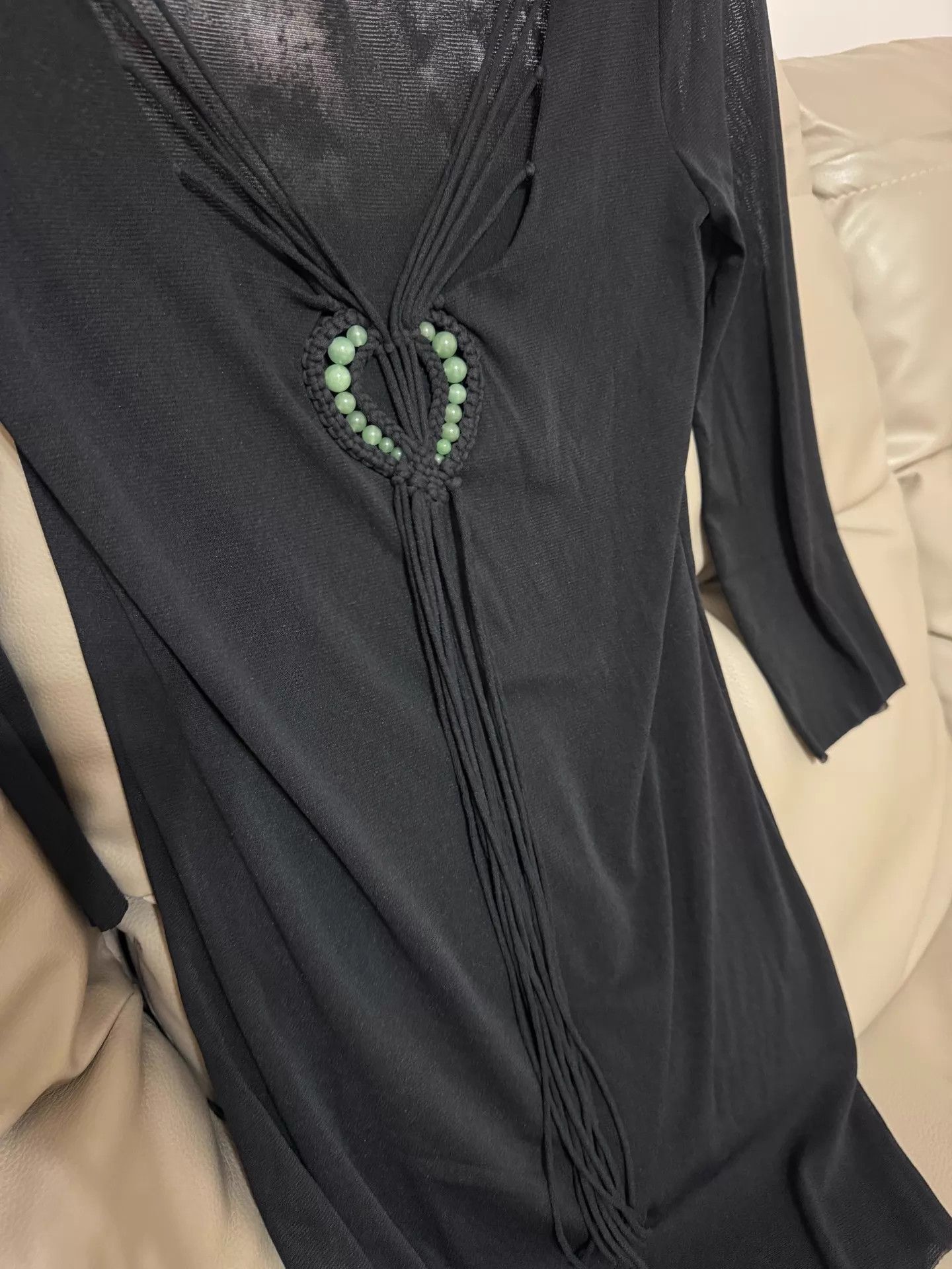 Vivienne Tam Vivienne Tam Jade Knot Mesh Dress Size 0 Near New Size XS / US 0-2 / IT 36-38 - 3 Thumbnail