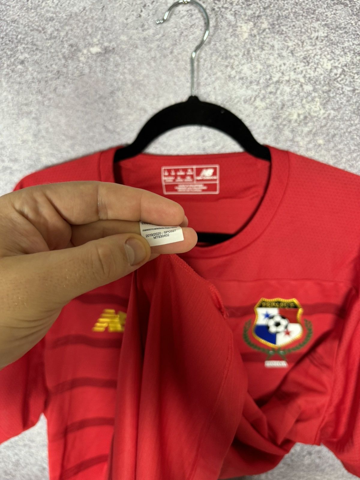 New Balance Panama National Team 2020 International NB Soccer Jersey Size US L / EU 52-54 / 3 - 13 Thumbnail