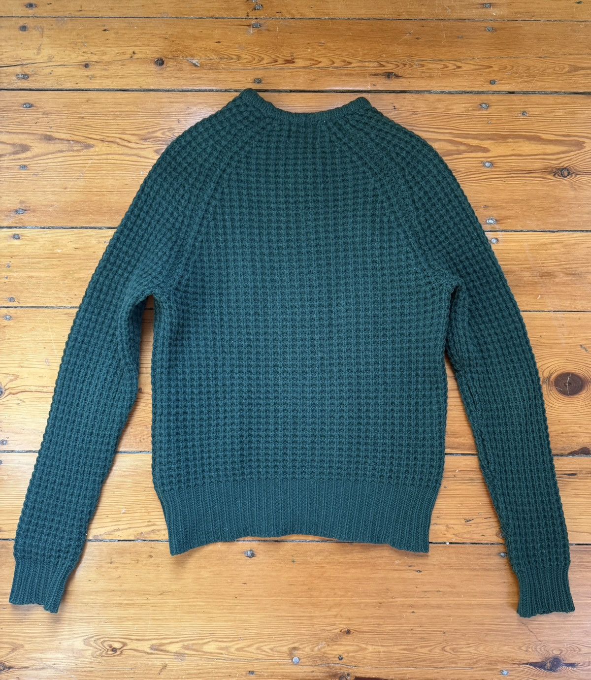 Acne Studios Acne Studios Waffle Knit Green Sweater AW/12 Size US S / EU 44-46 / 1 - 4 Thumbnail