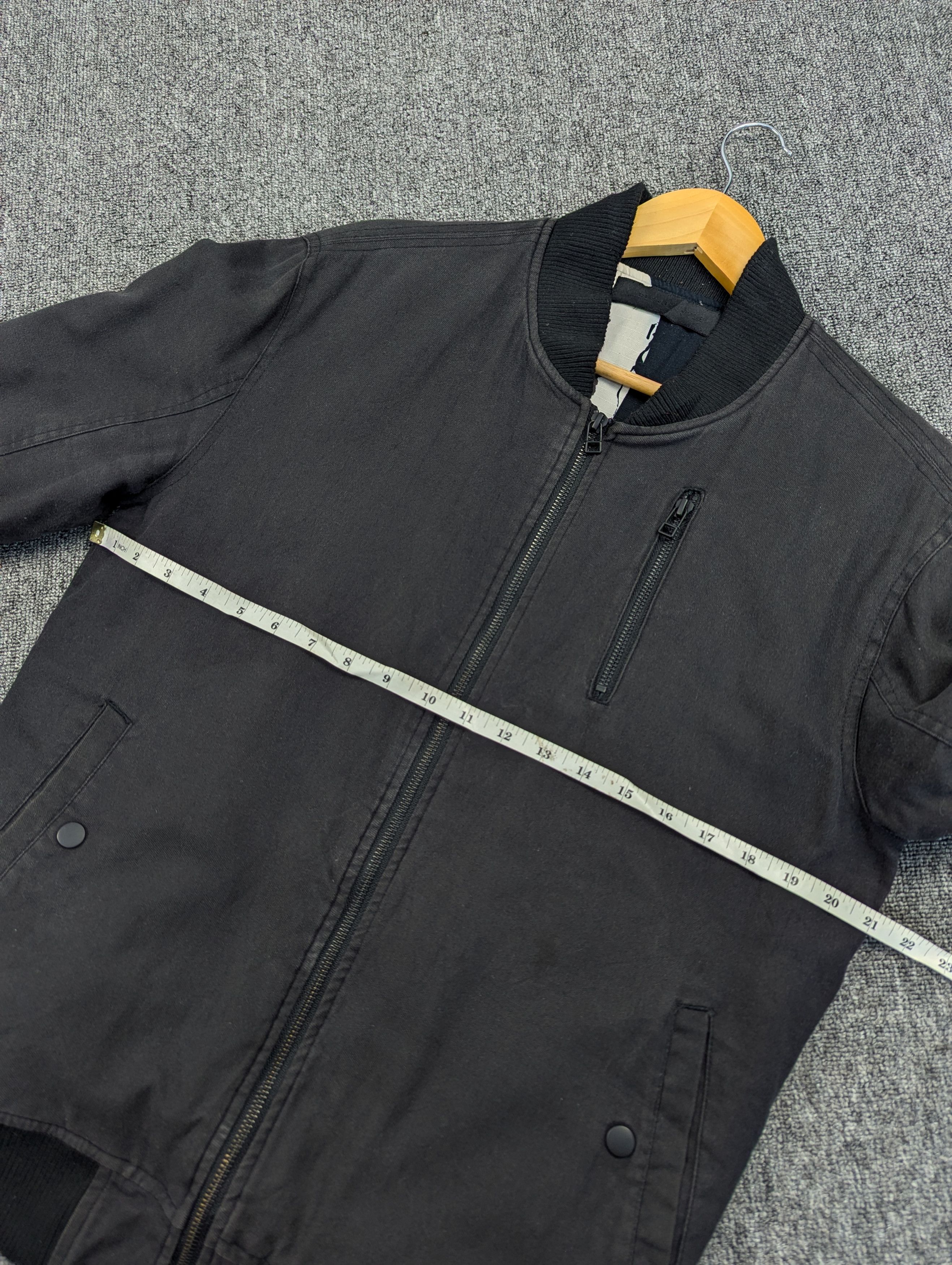 Black Scale Black Scale FADED Bomber Zipper Jacket Size US M / EU 48-50 / 2 - 17 Thumbnail