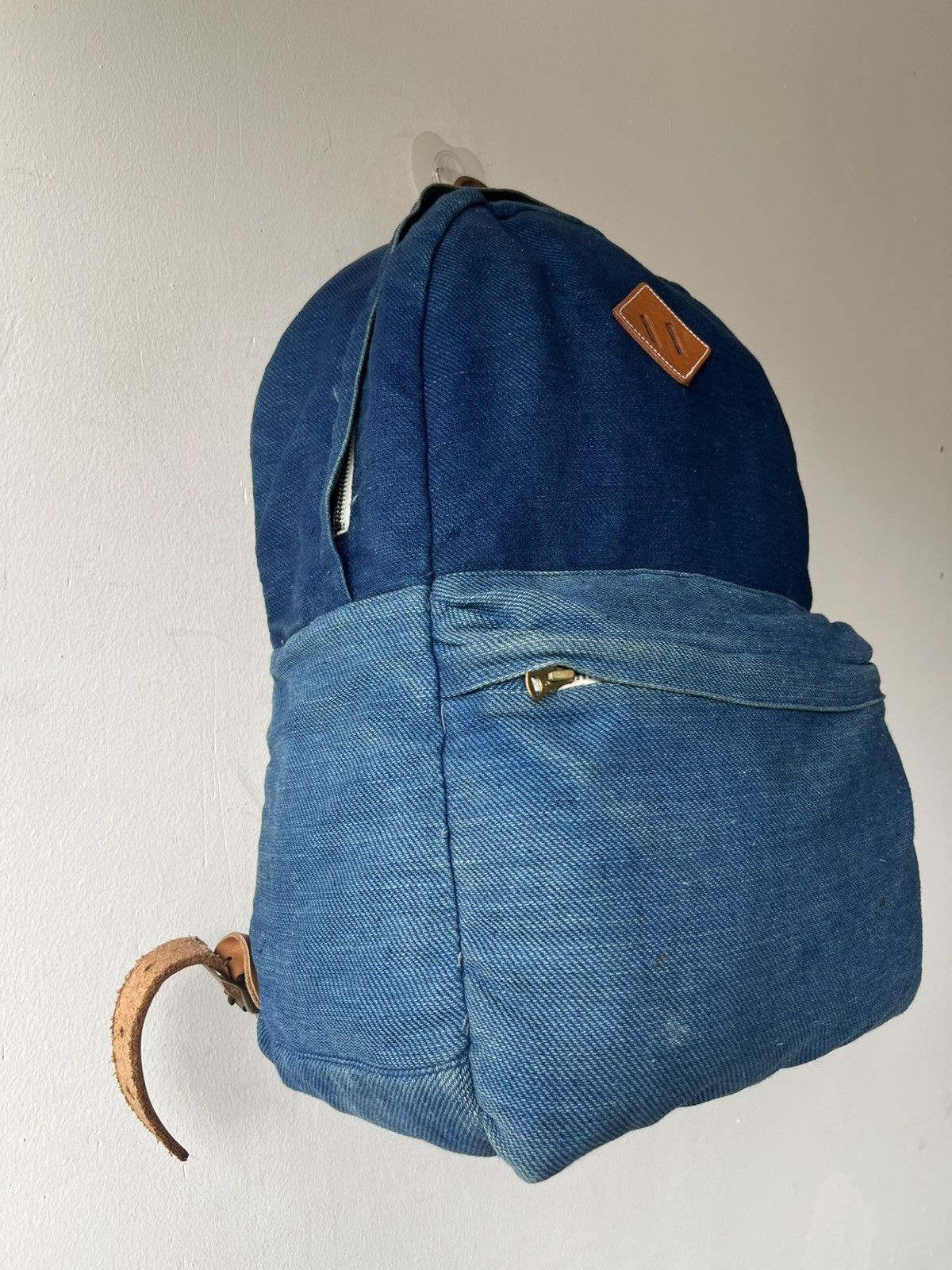 FDMTL FDMTL Japan Fade Patina Indigo Backpack Bag Size ONE SIZE - 19 Thumbnail
