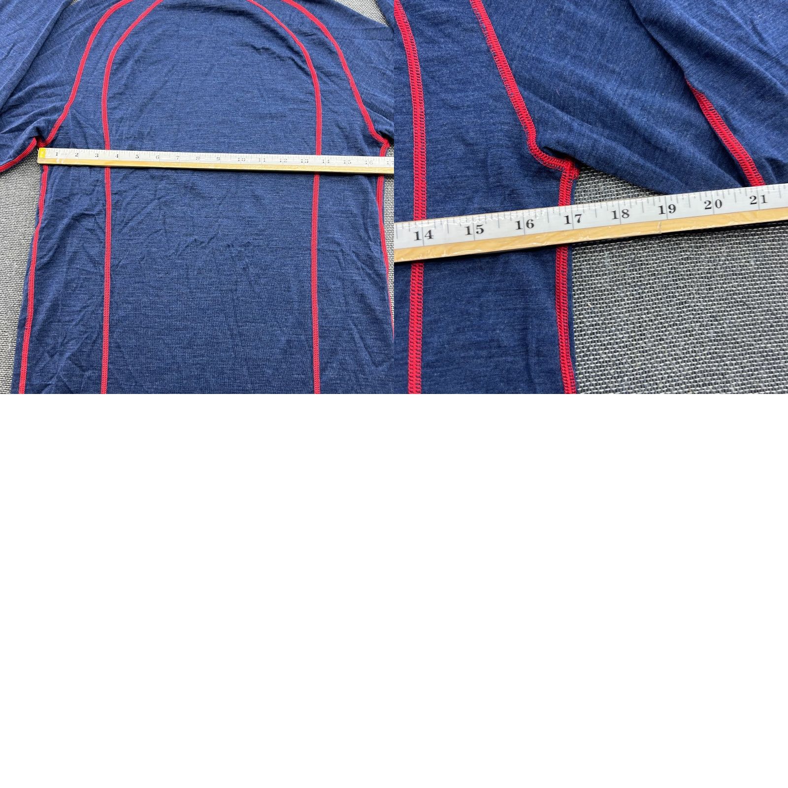 Layer 8 Bergans Norway Layer Shirt Mens Large 100% Merino Wool Outdoor Hiking Blue Size US L / EU 52-54 / 3 - 8 Thumbnail