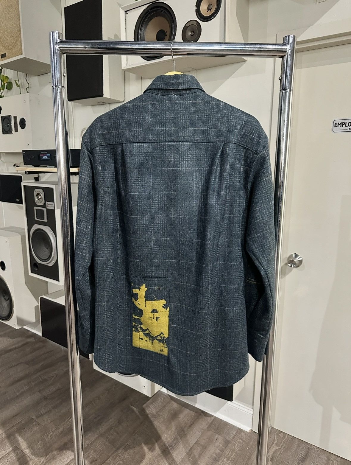 Enfants Riches Deprimes ERD Navy Flannel Button Up Size Medium Size US M / EU 48-50 / 2 - 2 Thumbnail