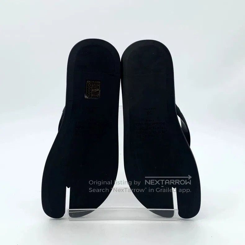 Maison Margiela Black Casual Flip Flop Sandals. Size US 9.5 / EU 42-43 - 5 Thumbnail