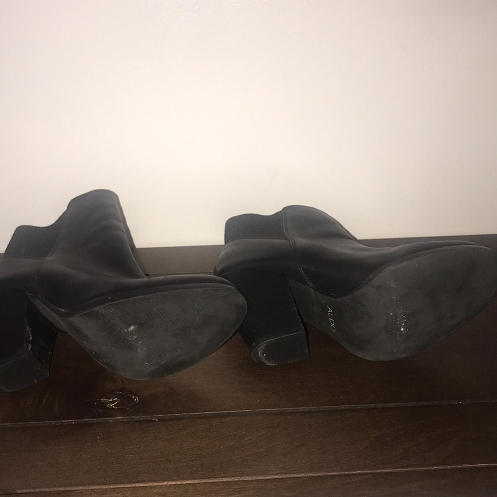 Aldo Aldo Black Ankle Boots Size US 6.5 / IT 36.5 - 4 Thumbnail