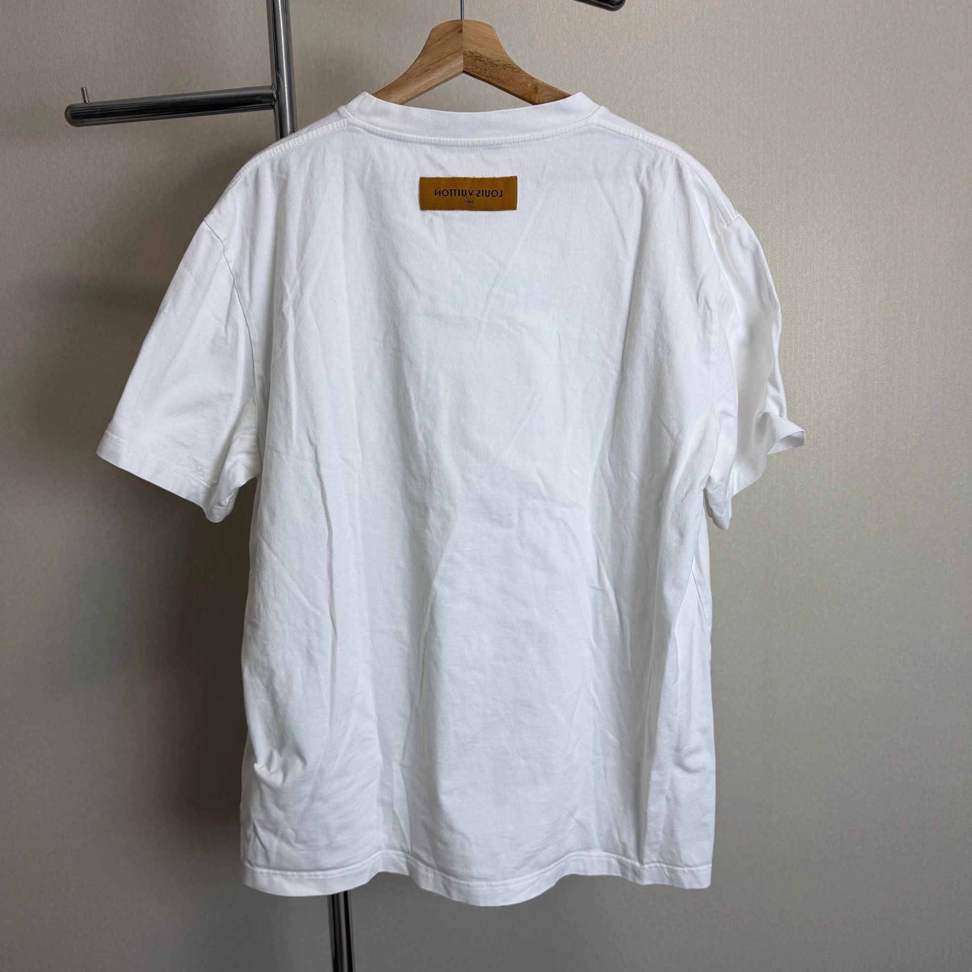Louis Vuitton LV FW22 house print short-sleeve Tee men white 4L Size US XXL / EU 58 / 5 - 2 Thumbnail