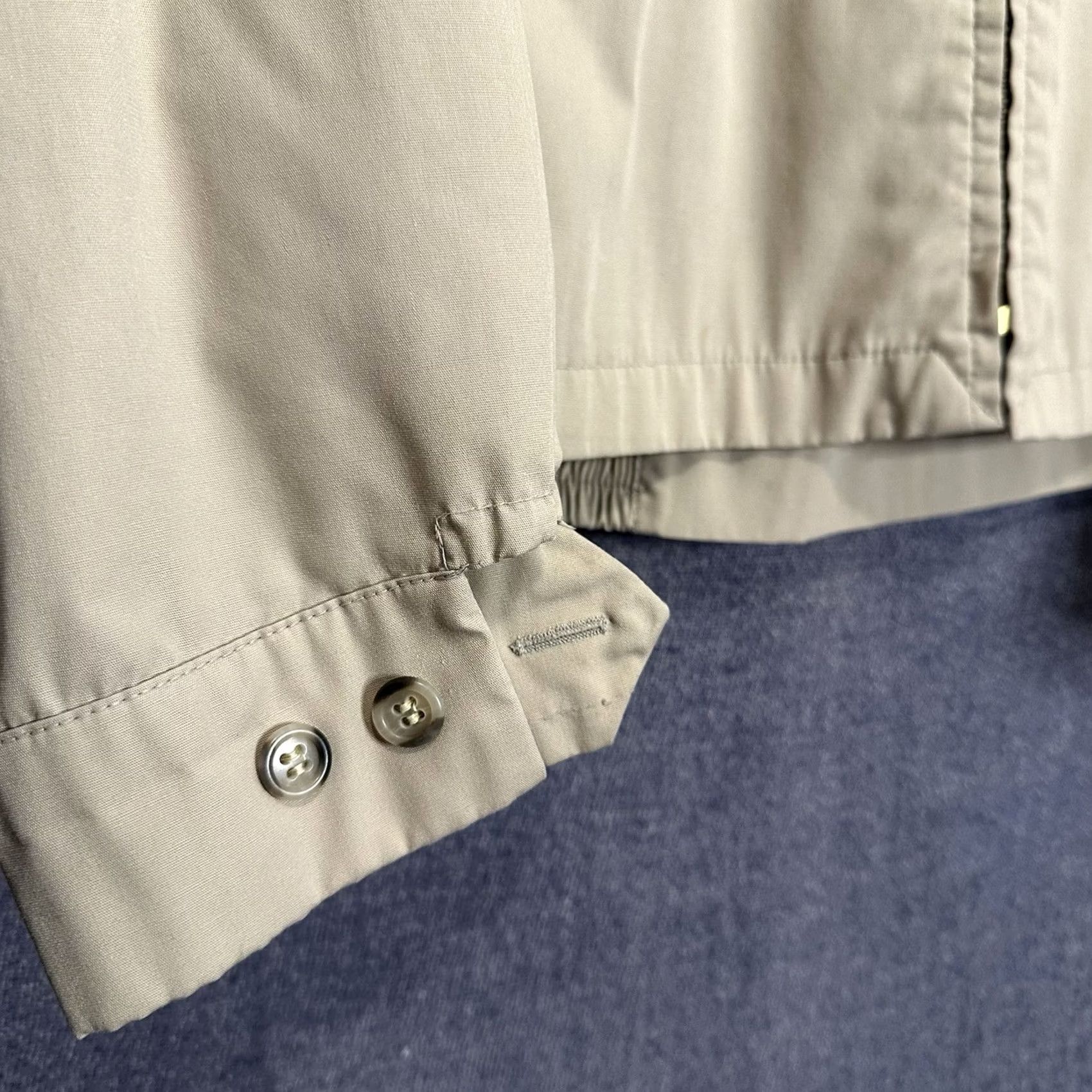 London Fog VINTAGE London Fog German Brewery Beer Lightweight Jacket 40 L Beige Bomber Mens Size US XXS / EU 40 - 4 Thumbnail