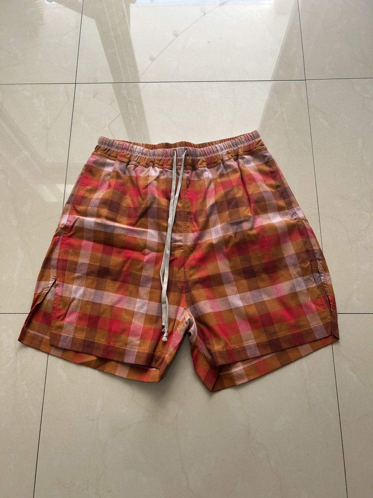 Rick Owens Rick Owens Plaid Shorts Size US 36 / EU 52 - 1 Thumbnail