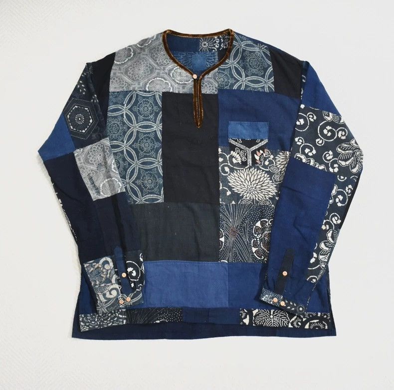 Visvim Visvim Gubu stitching shirt-2506 Size US XXL / EU 58 / 5 - 1 Thumbnail