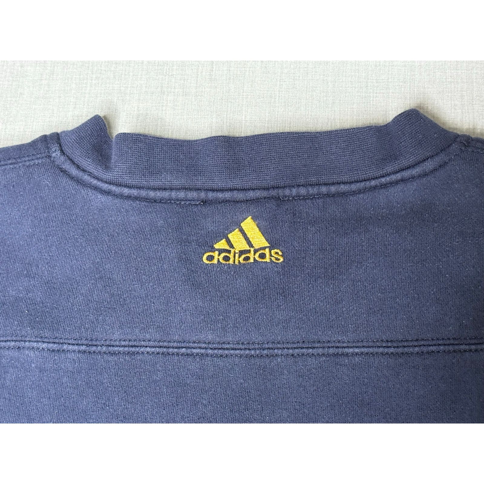 Adidas × Vintage Vintage Y2K Notre Dame Adidas Crewneck Sweatshirt 2XL Size US XXL / EU 58 / 5 - 5 Thumbnail