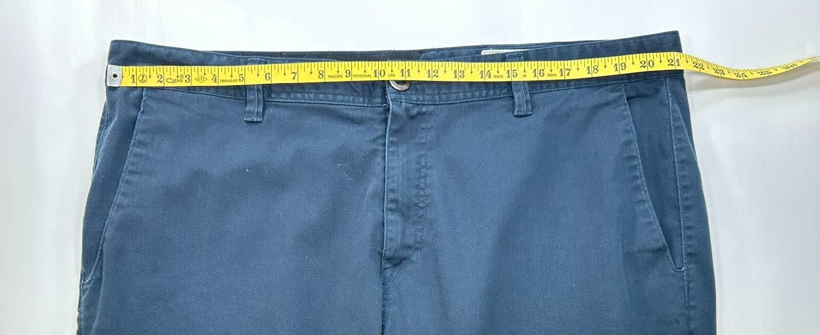 Volcom Volcom Flat Embroidered Cotton/Poly Chinos Blue Mens 42/34 Size US 42 / EU 58 - 3 Thumbnail