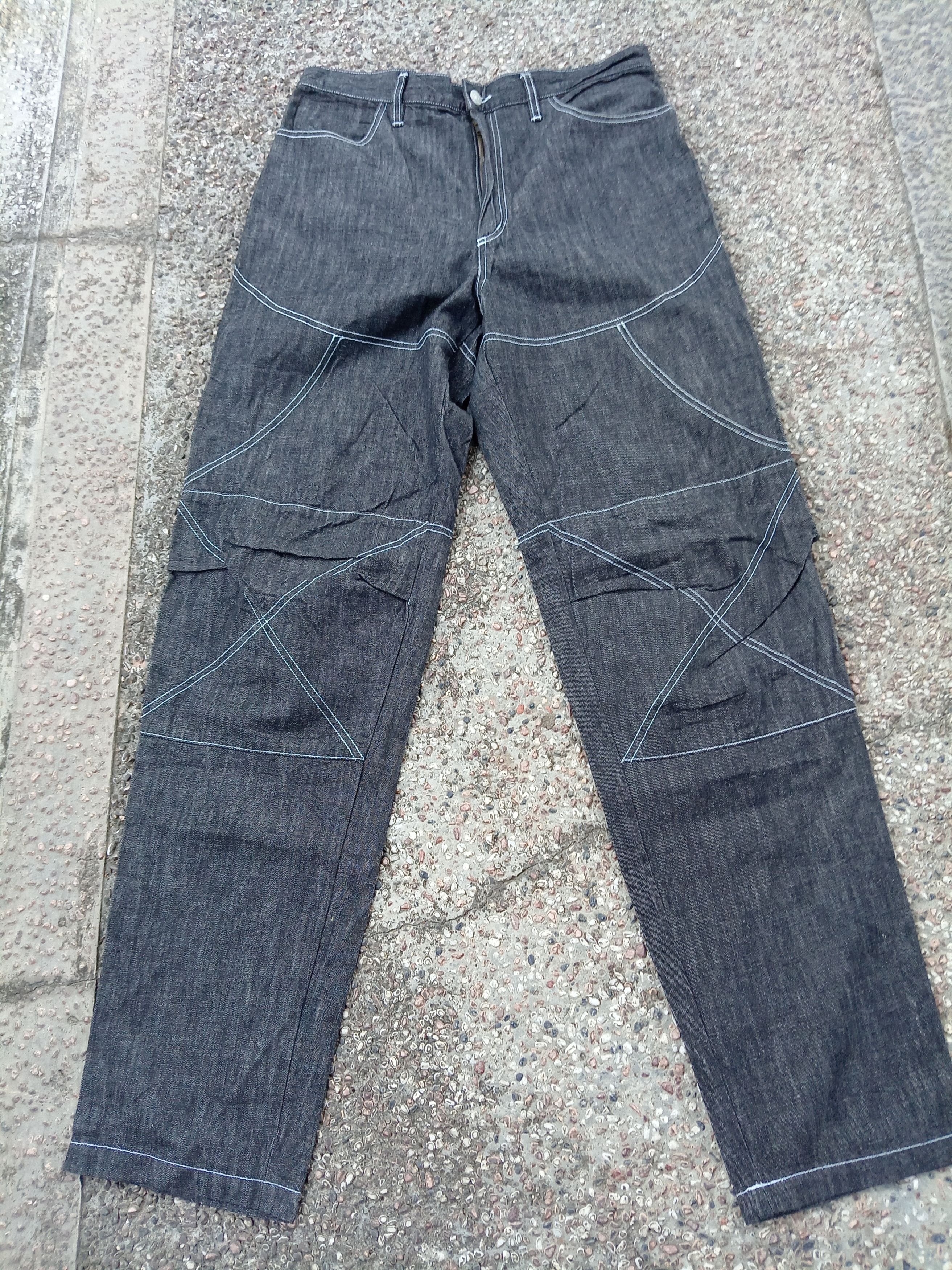 If Six Was Nine × JNCO × Japanese Brand Fiftyfifdeal denim jnco baggy style jeans size 34 Size US 34 / EU 50 - 3 Thumbnail
