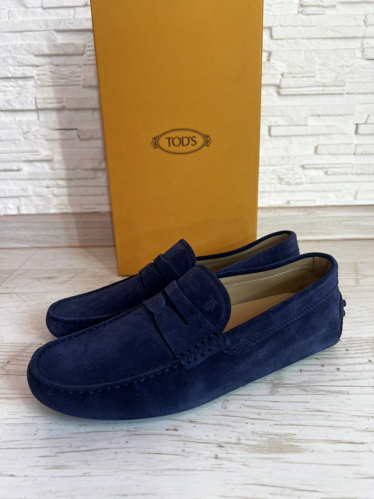 Tod's Tod’s Nuovo Gommino Galassia Loafers UK 6 Blue Suede Shoes Size US 6 / EU 39 - 1 Thumbnail