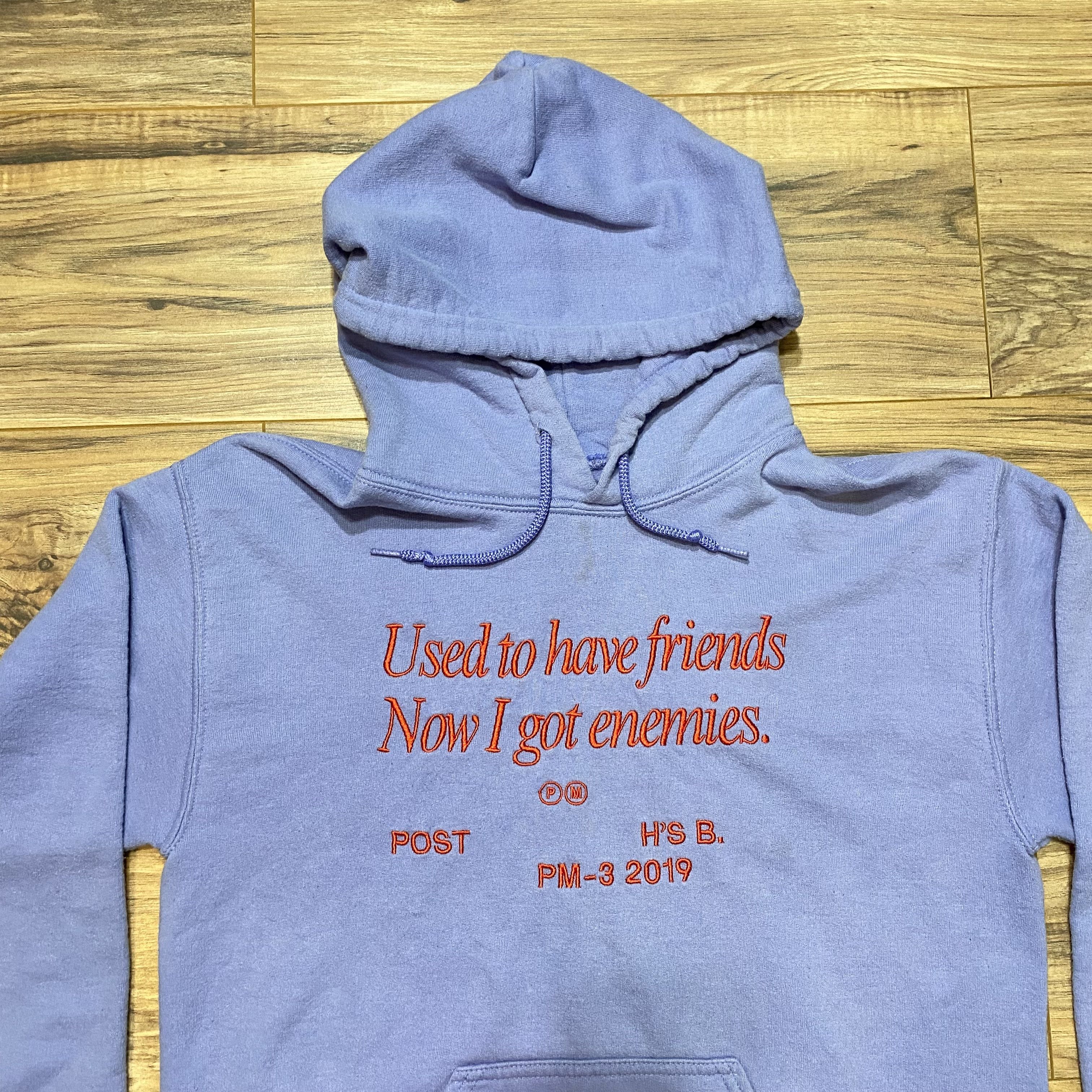 Rap Tees Post Malone 2019 Enemies Tour Hoodie Size US S / EU 44-46 / 1 - 3 Thumbnail