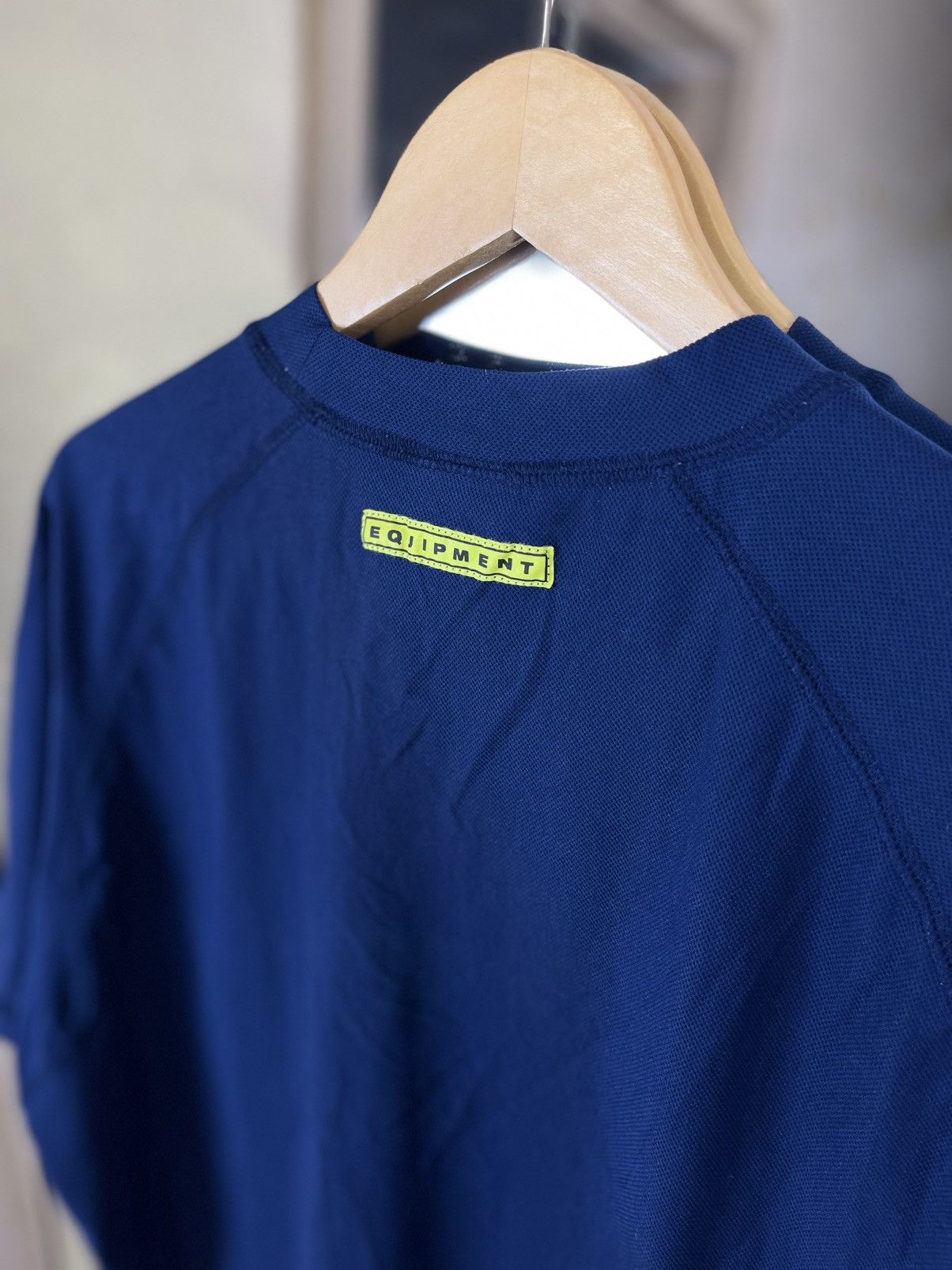 Adidas Vintage Adidas Equipment EQT Tech Tee / Neon Accent Logo Size US XL / EU 56 / 4 - 9 Thumbnail