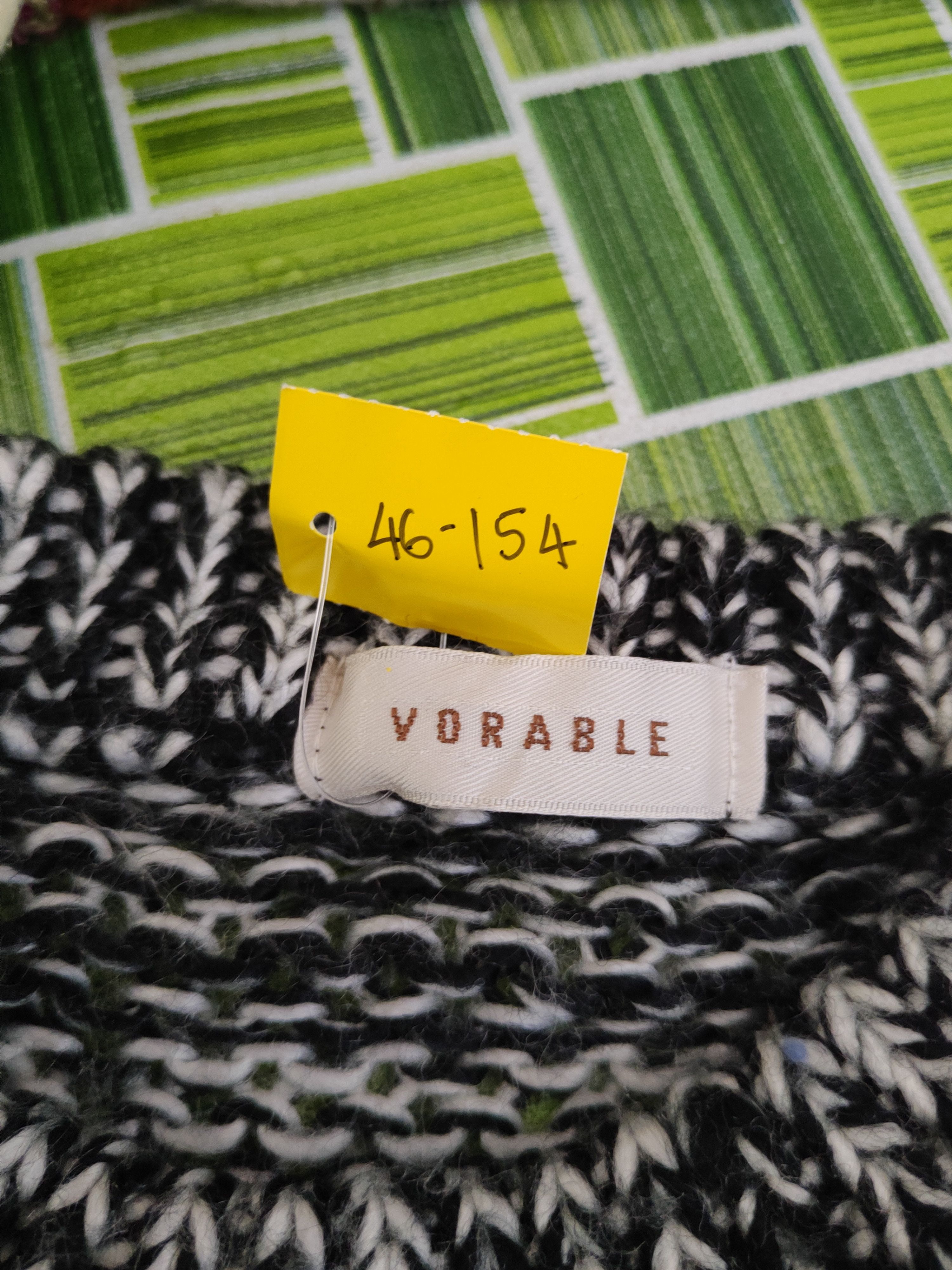 Japanese Brand DL Vorable Black White Knitwear Sweatshirts #46-154 Size US M / EU 48-50 / 2 - 11 Thumbnail