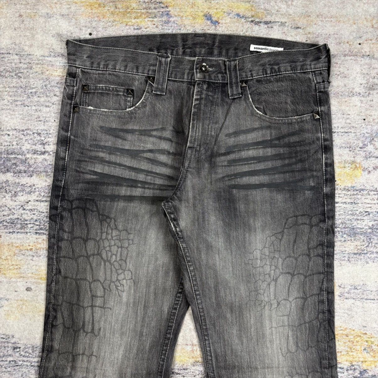 semanticdesign Semantic design studded spider web flared jeans Size US 33 - 4 Thumbnail
