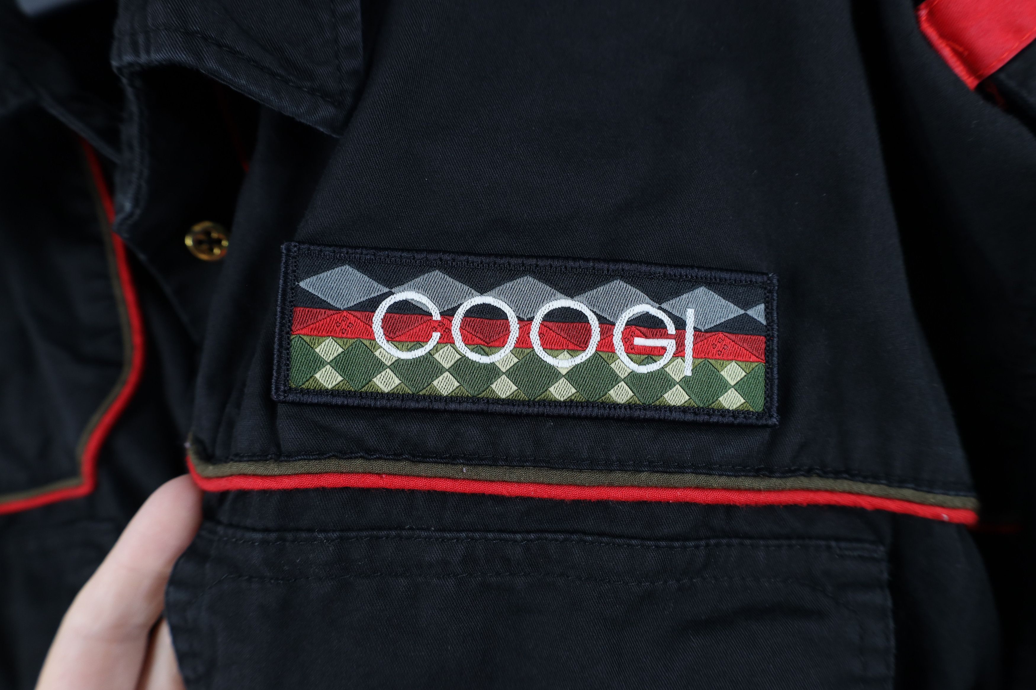 Vintage Vintage Coogi Spell Out Military Style Collared Button Shirt Size US XXL / EU 58 / 5 - 4 Thumbnail