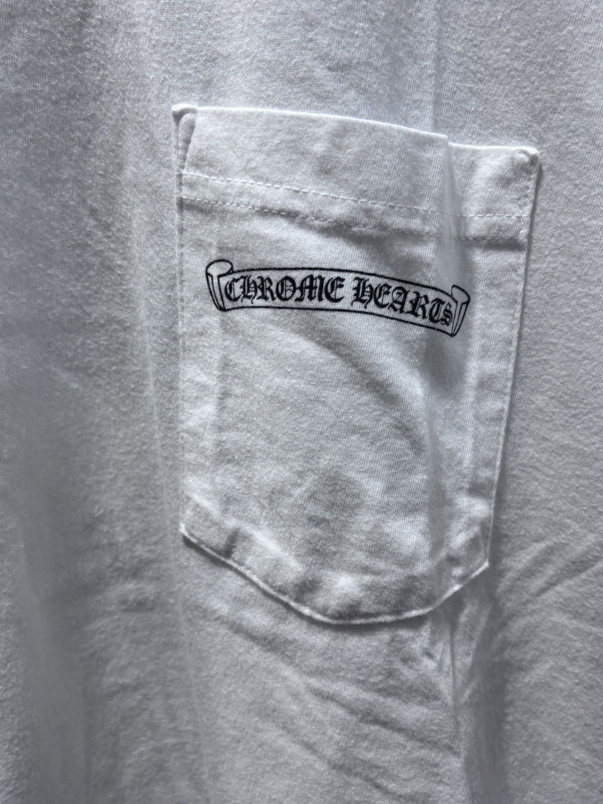 Chrome Hearts Chrome Hearts White Dagger Logo Tee Size US L / EU 52-54 / 3 - 2 Thumbnail