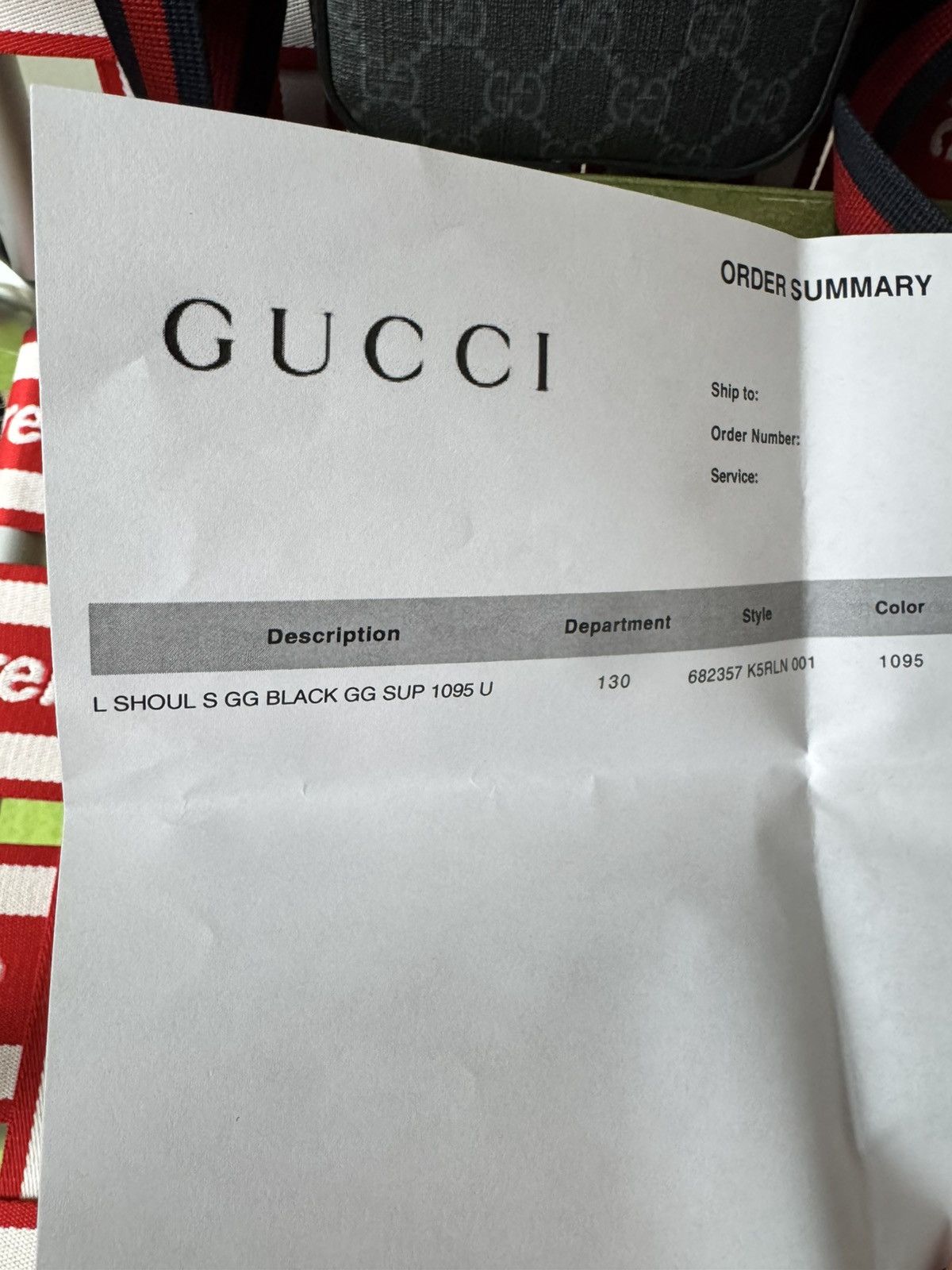 Gucci GG Black messenger Size ONE SIZE - 8 Thumbnail
