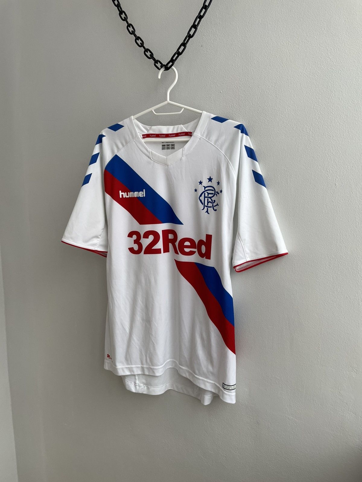 Hummel Rangers 2018 2019 Away Football Ahirt Soccer Jersey Hummel Size US L / EU 52-54 / 3 - 2 Thumbnail