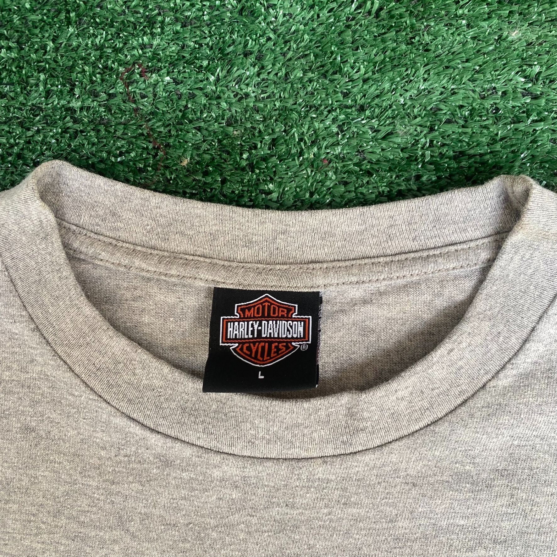 Harley Davidson Vintage Y2K Harley Davidson Shirt Motorcycle Flame Logo Tee Size US L / EU 52-54 / 3 - 7 Thumbnail
