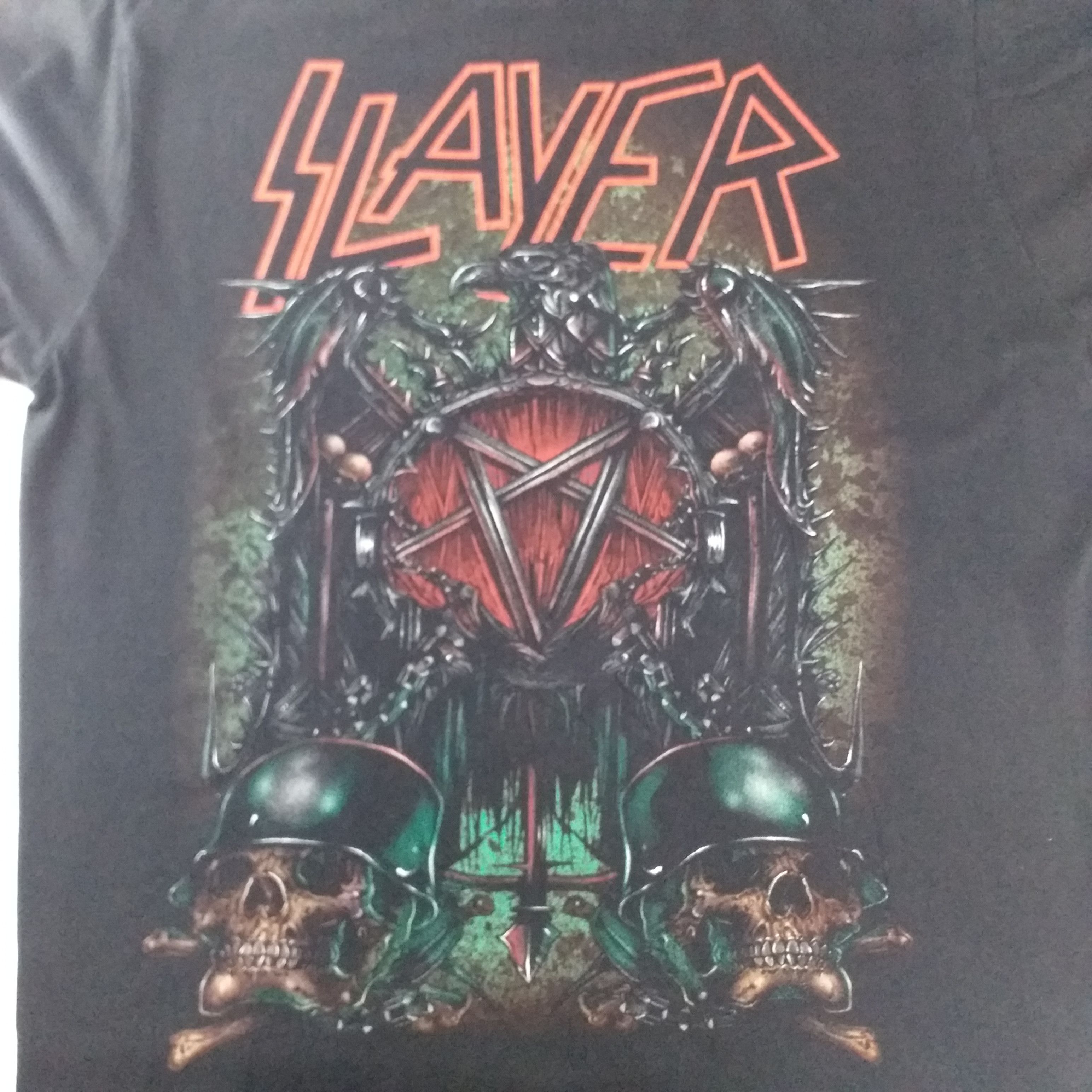 Band Tees Vintage Slayer Band tee shirt -E033 Size US L / EU 52-54 / 3 - 3 Thumbnail