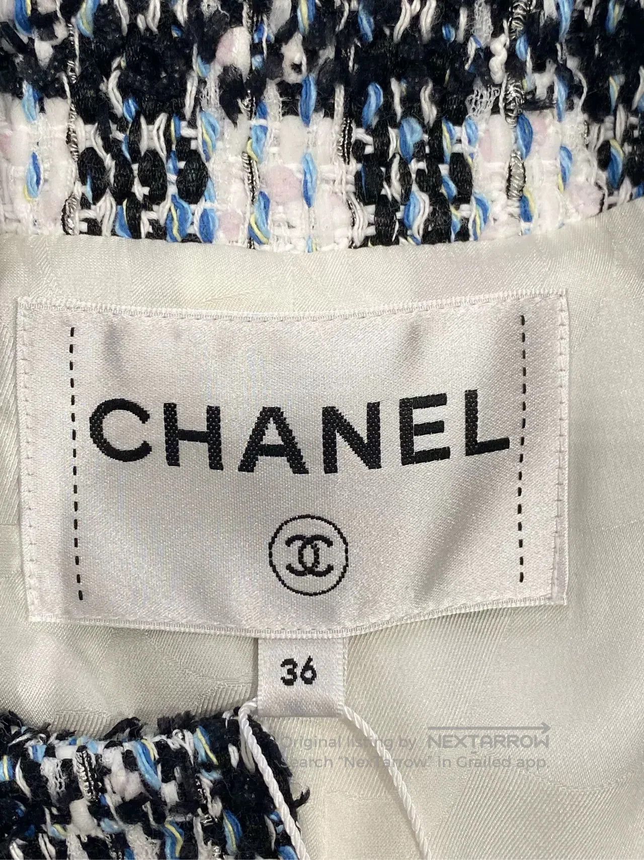 Chanel Chanel 2023 Plaid Collar Jacket FR36. Size US XS / EU 42 / 0 - 5 Thumbnail