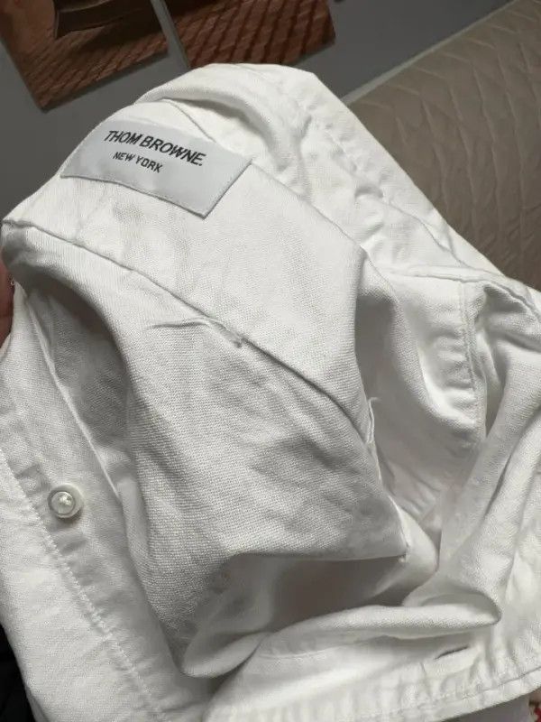 Thom Browne Thom Browne Classic Striped Long Sleeve Shirt -2507 Size US S / EU 44-46 / 1 - 6 Thumbnail
