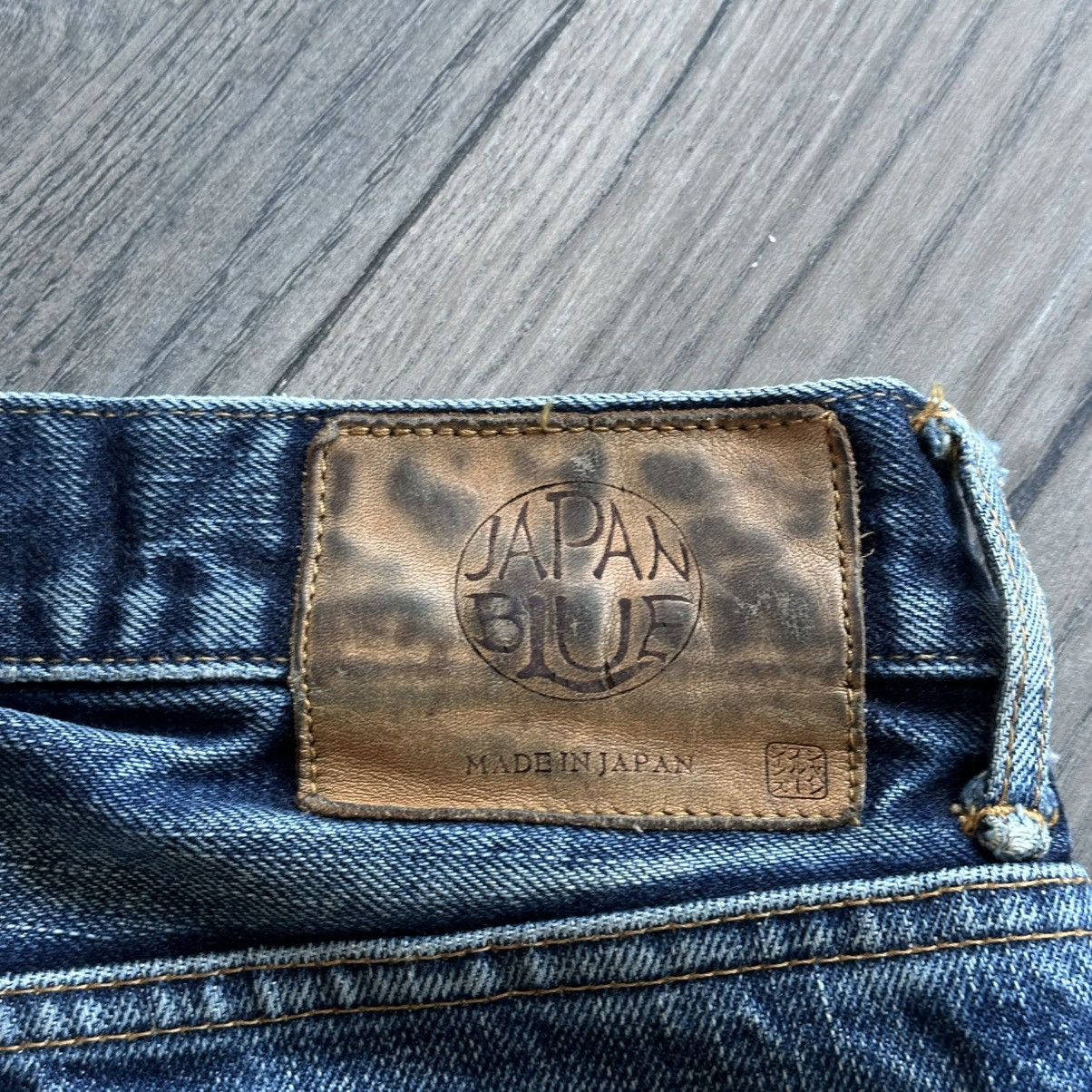 Japan Blue Vintage Japan Blue Distressed Straight Leg Jeans Size US 36 / EU 52 - 14 Thumbnail