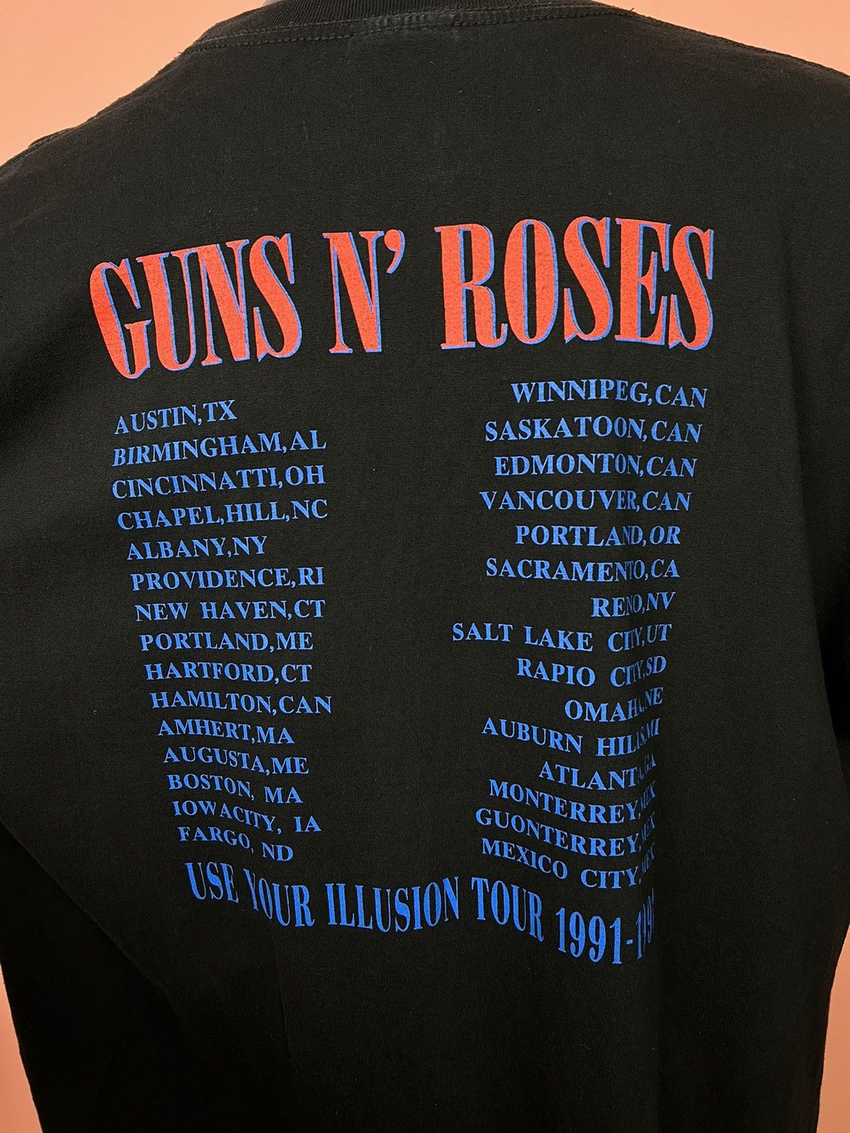 Other Leader screen best guns n’ roses oversized tee 1991 1993 Size US XXL / EU 58 / 5 - 3 Thumbnail