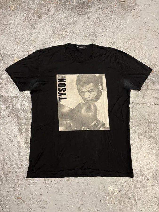 Dolce & Gabbana 2000s Dolce & Gabbana Black Mike Tyson T-Shirt Size US M / EU 48-50 / 2 - 1 Thumbnail