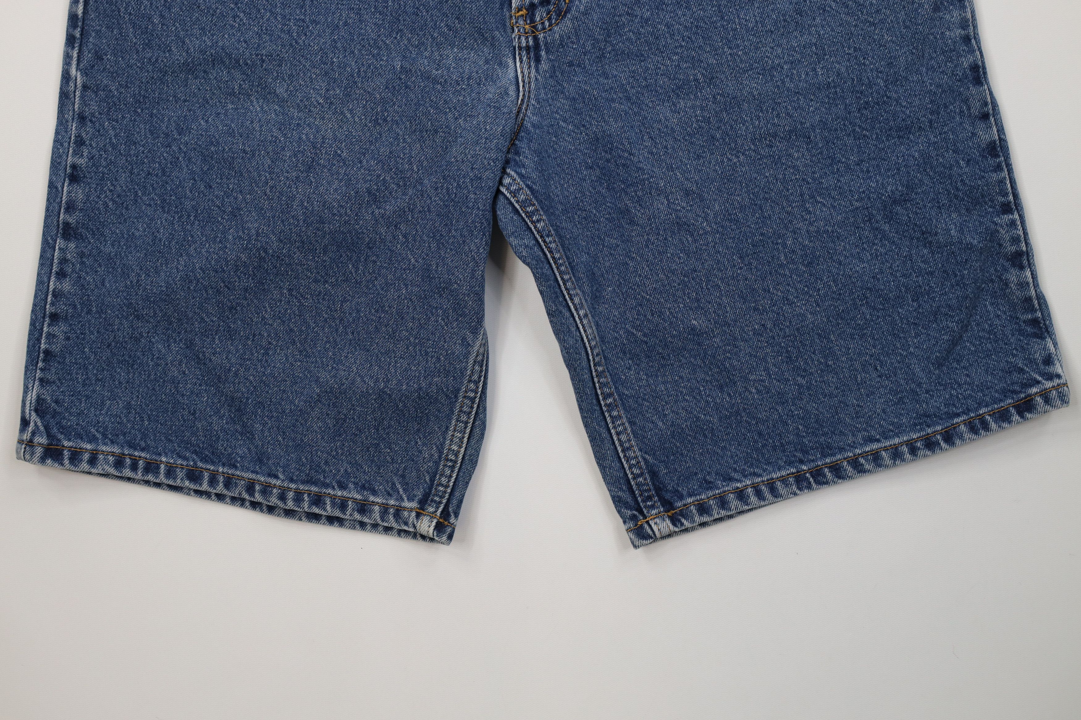 Tommy Hilfiger Vintage Y2K 2000 Tommy Hilfiger Denim Jean Shorts Blue Size US 34 / EU 50 - 4 Thumbnail