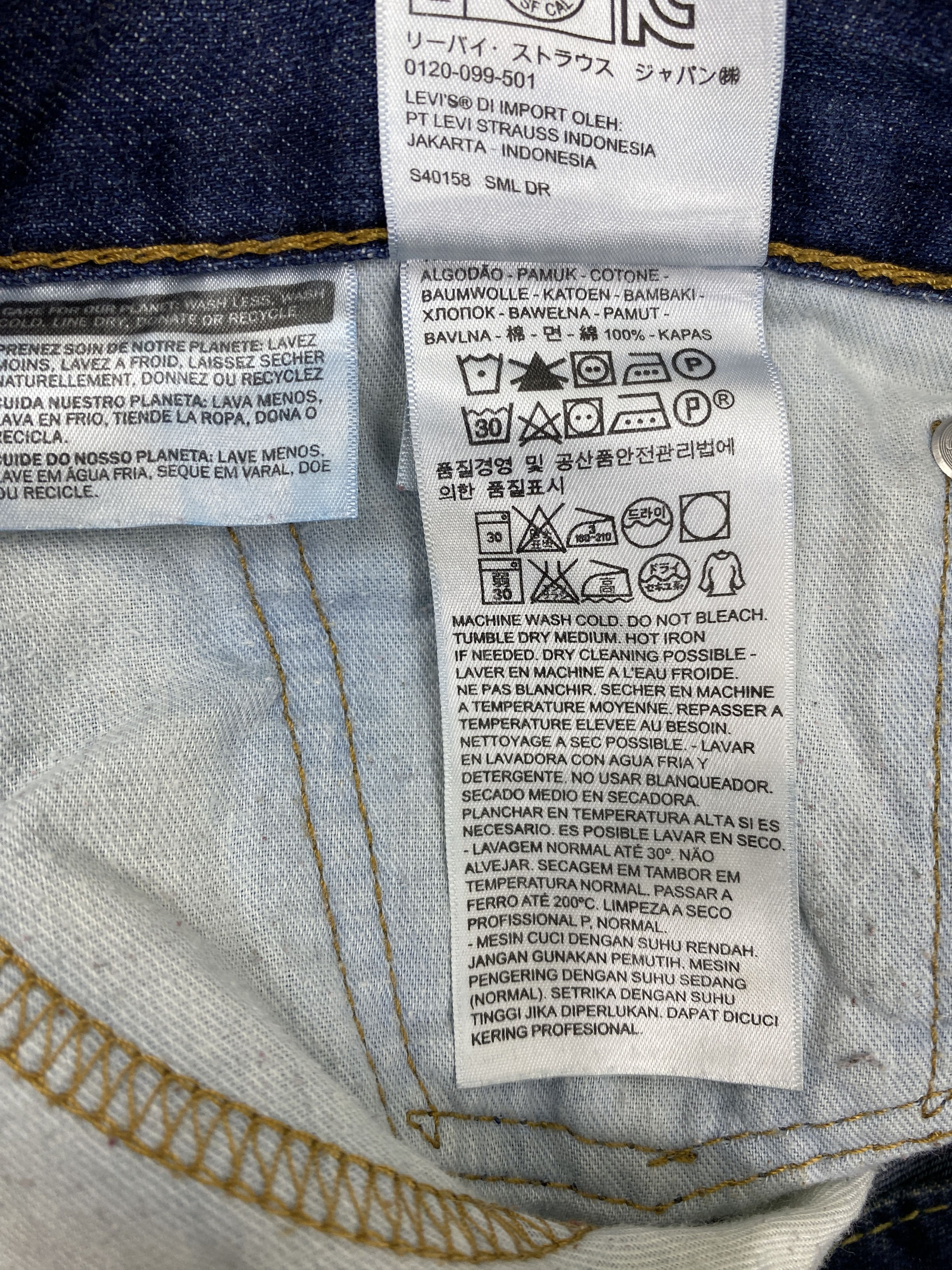 Levi's Vintage Levis 514 Faded Blue Jeans 36x30 S0039 Size US 36 / EU 52 - 8 Thumbnail