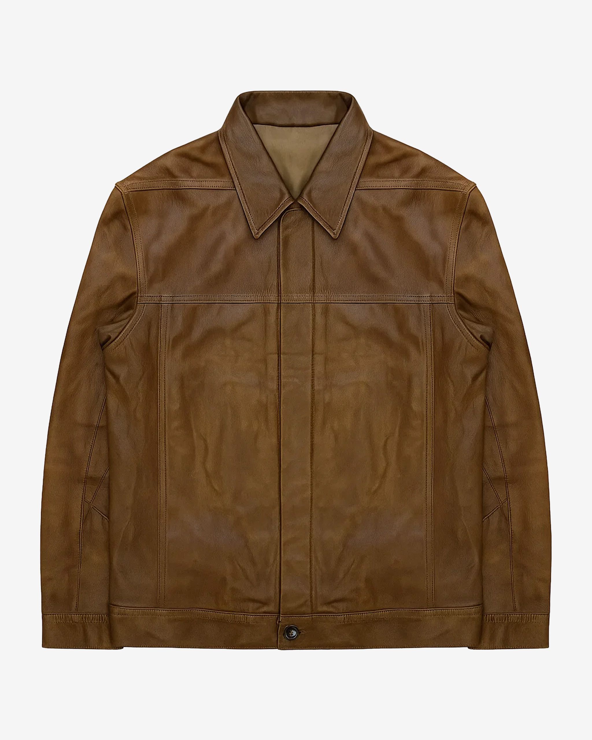 Rick Owens Tecuatl Lamb Leather Jacket | Grailed