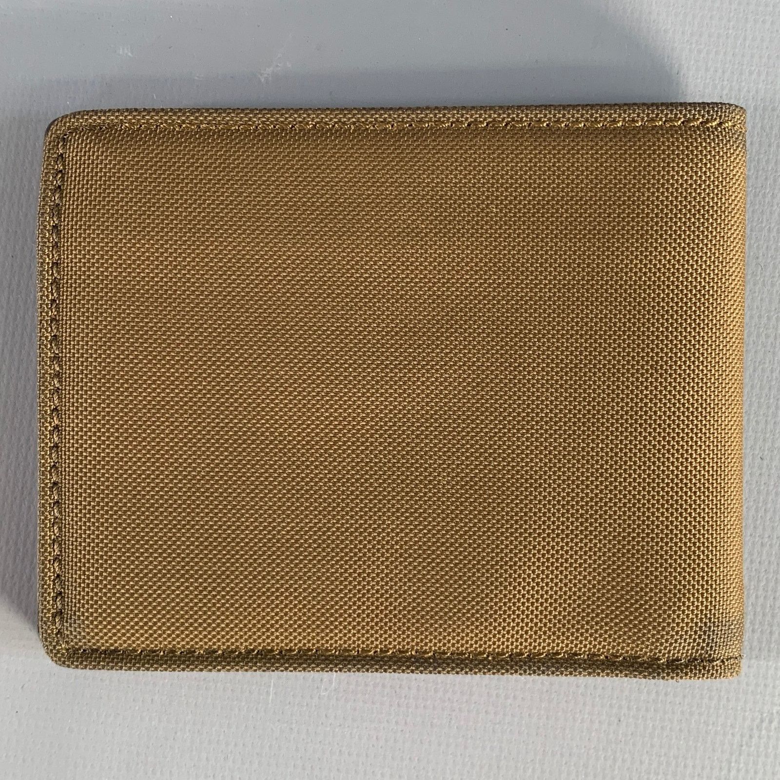 Burberry Prorsum BURBERRY PRORSUM Green Brown Canvas Leather Wallet Size ONE SIZE - 2 Thumbnail