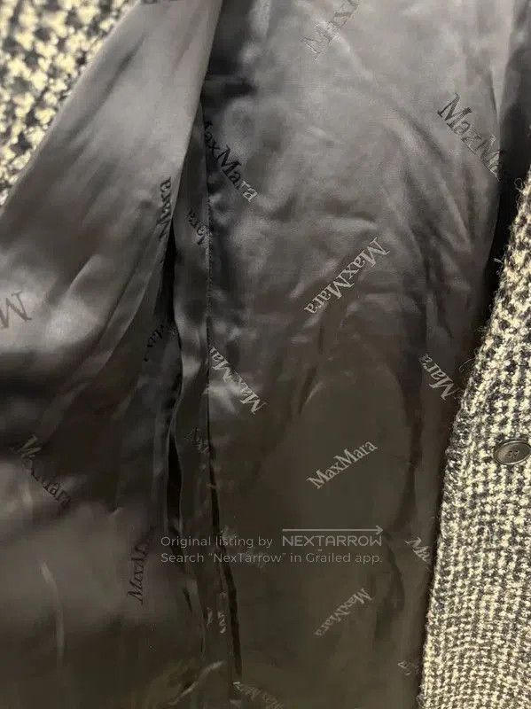 Max Mara MaxMara Winter Long Gray Wool Blend Coat . Size M / US 6-8 / IT 42-44 - 4 Thumbnail