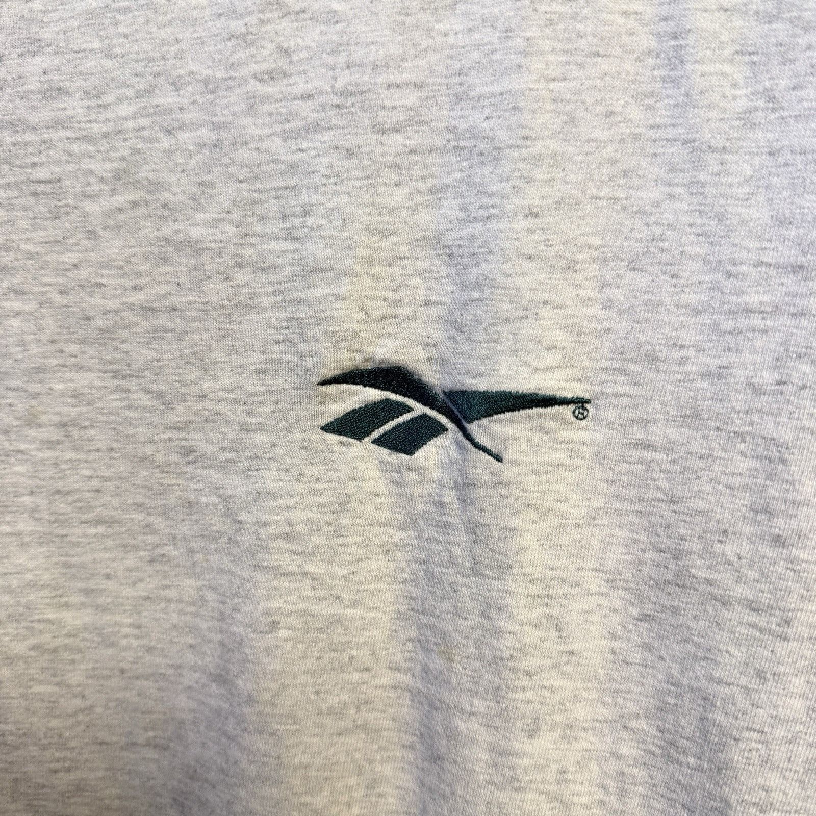 Reebok Vintage 90s Reebok T Shirt Mens XL 22x26 Heather Gray Short Size US XL / EU 56 / 4 - 5 Thumbnail