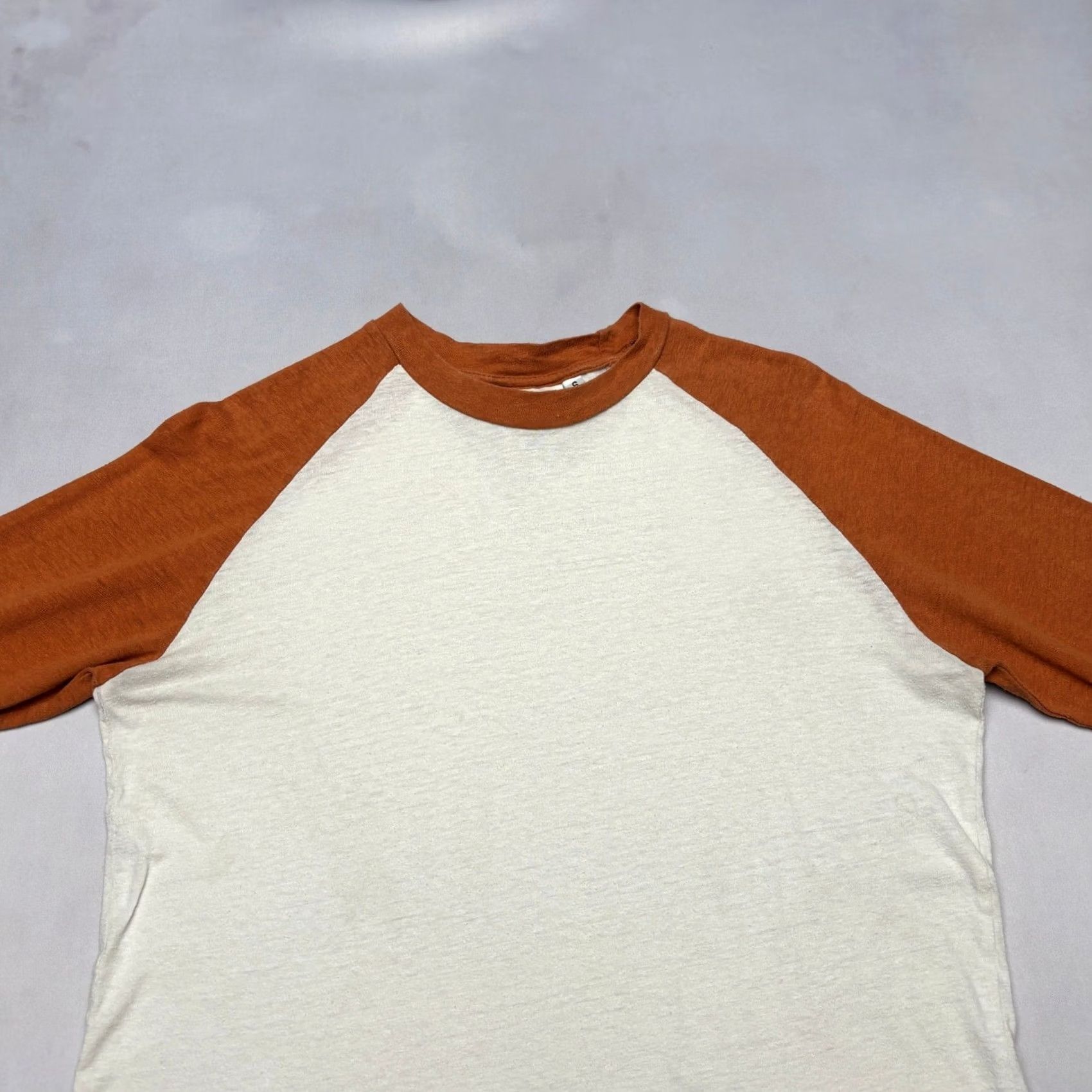 Jungmaven Jungmaven Hemp Organic Cotton Baseball Tee Shirt Small Retro Orange Size US S / EU 44-46 / 1 - 2 Thumbnail