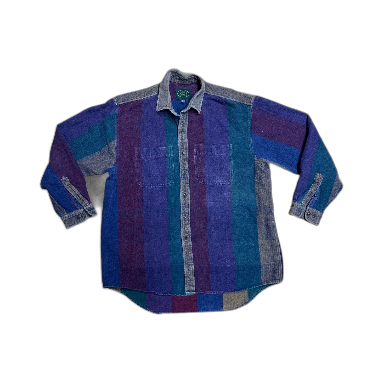 Vintage Vintage Red Snapper Brushpopper Style Vertical Stripe Men's Size US XL / EU 56 / 4 - 1 Thumbnail