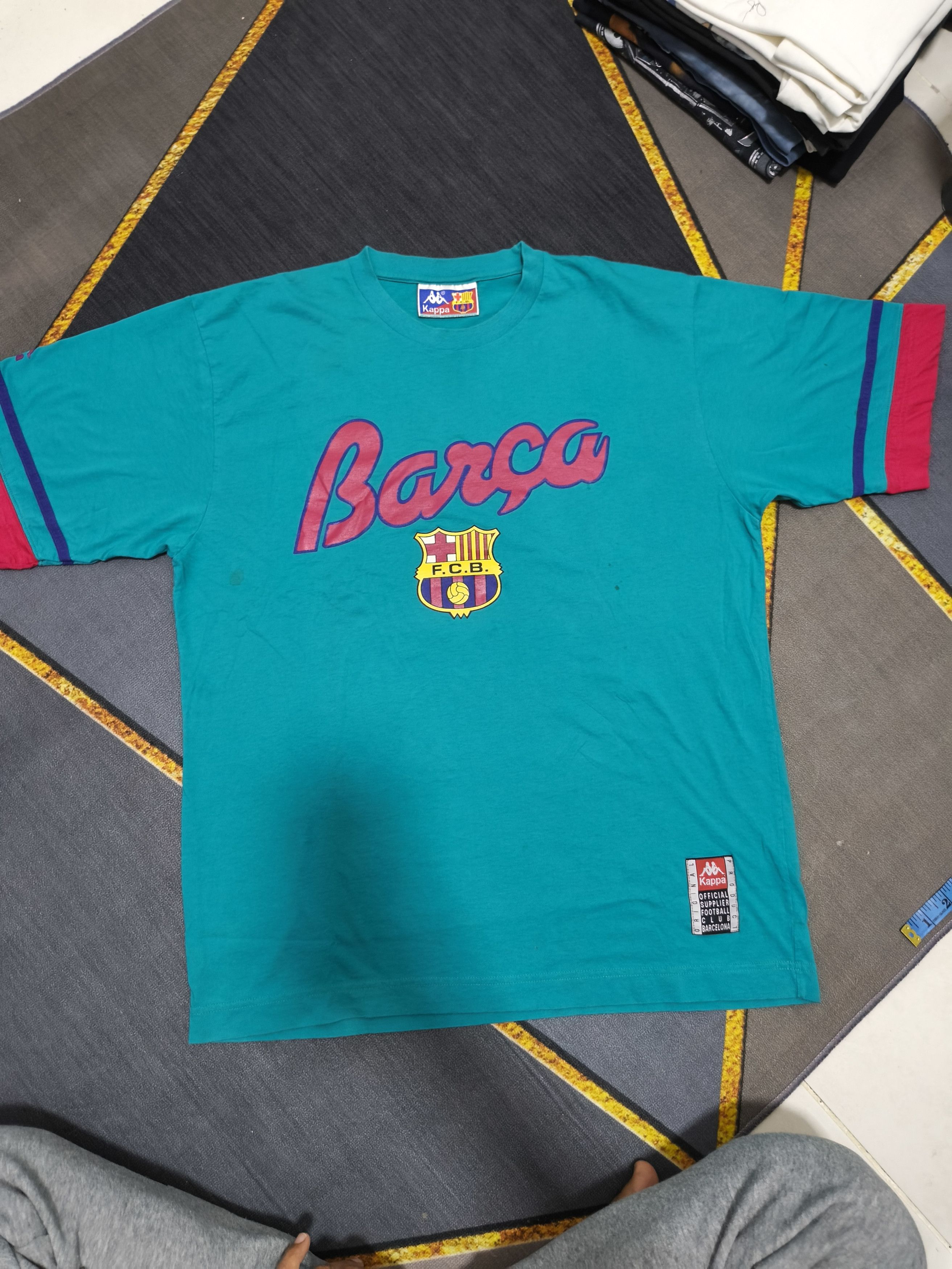 Kappa Vintage 90s Kappa FC Barcelona Barca Tee | Styled in Italy Size US M / EU 48-50 / 2 - 1 Thumbnail