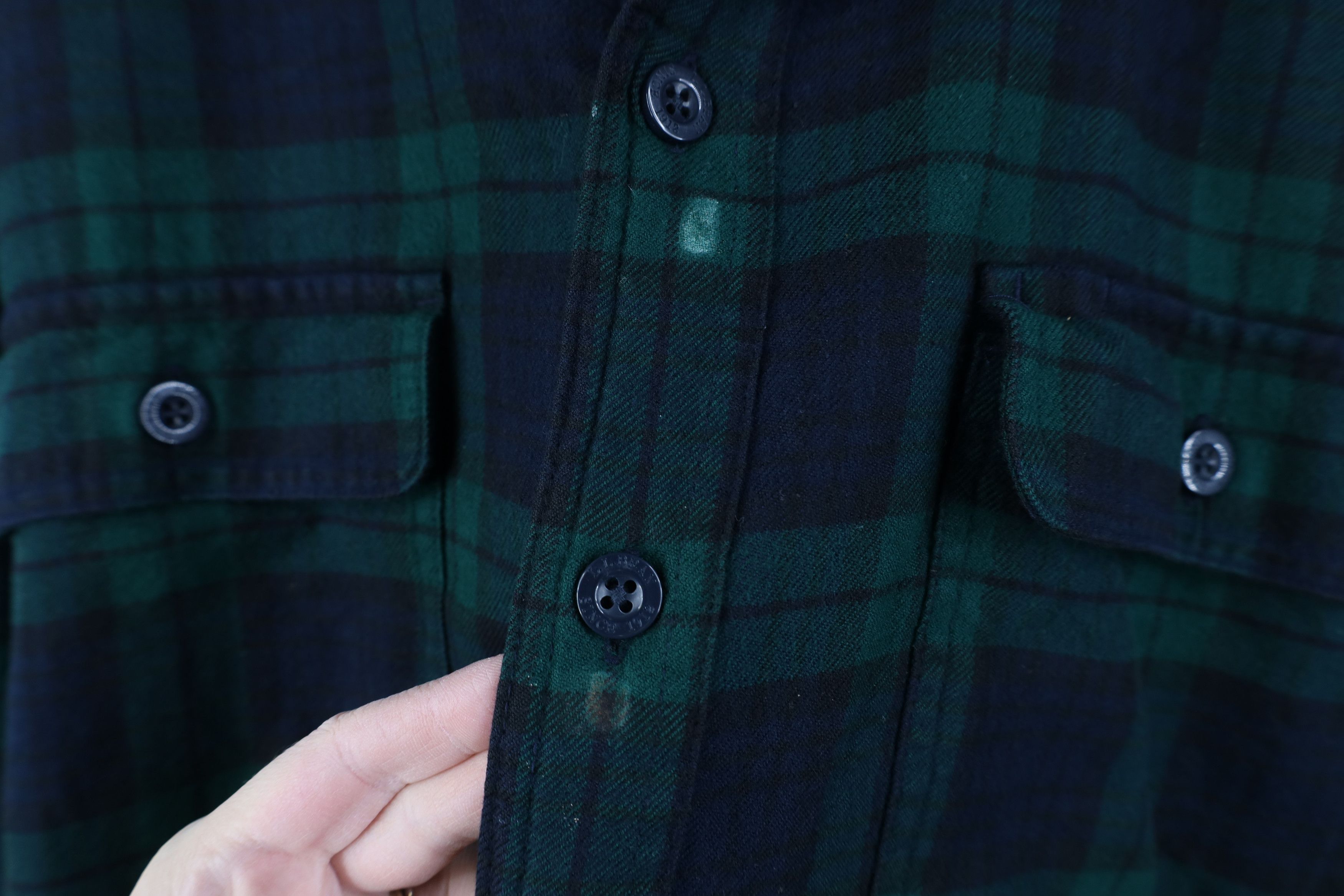 L.L. Bean Vintage LL Bean Fleece Lined Flannel Button Shirt Jacket Size US XXL / EU 58 / 5 - 4 Thumbnail