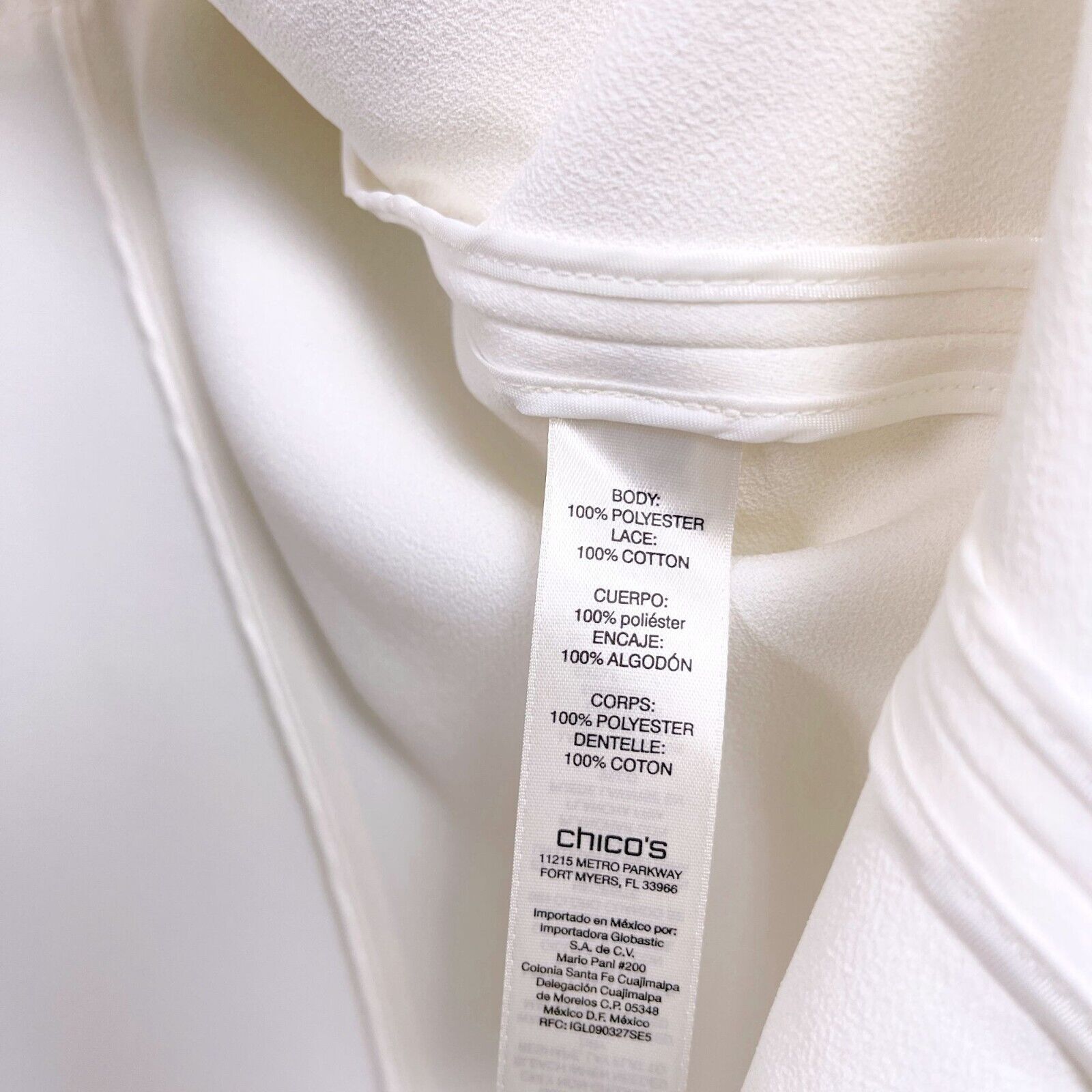 Chicos Chicos Eyelet Novelty Duster Jacket White 3/4 Large 2 Size L / US 10 / IT 46 - 10 Thumbnail