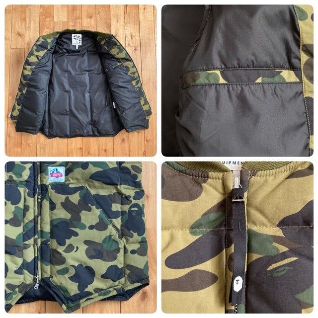 Bape BAPE Puffer Down Vest 1st camo green a bathing ape NIGO Size US M / EU 48-50 / 2 - 4 Thumbnail
