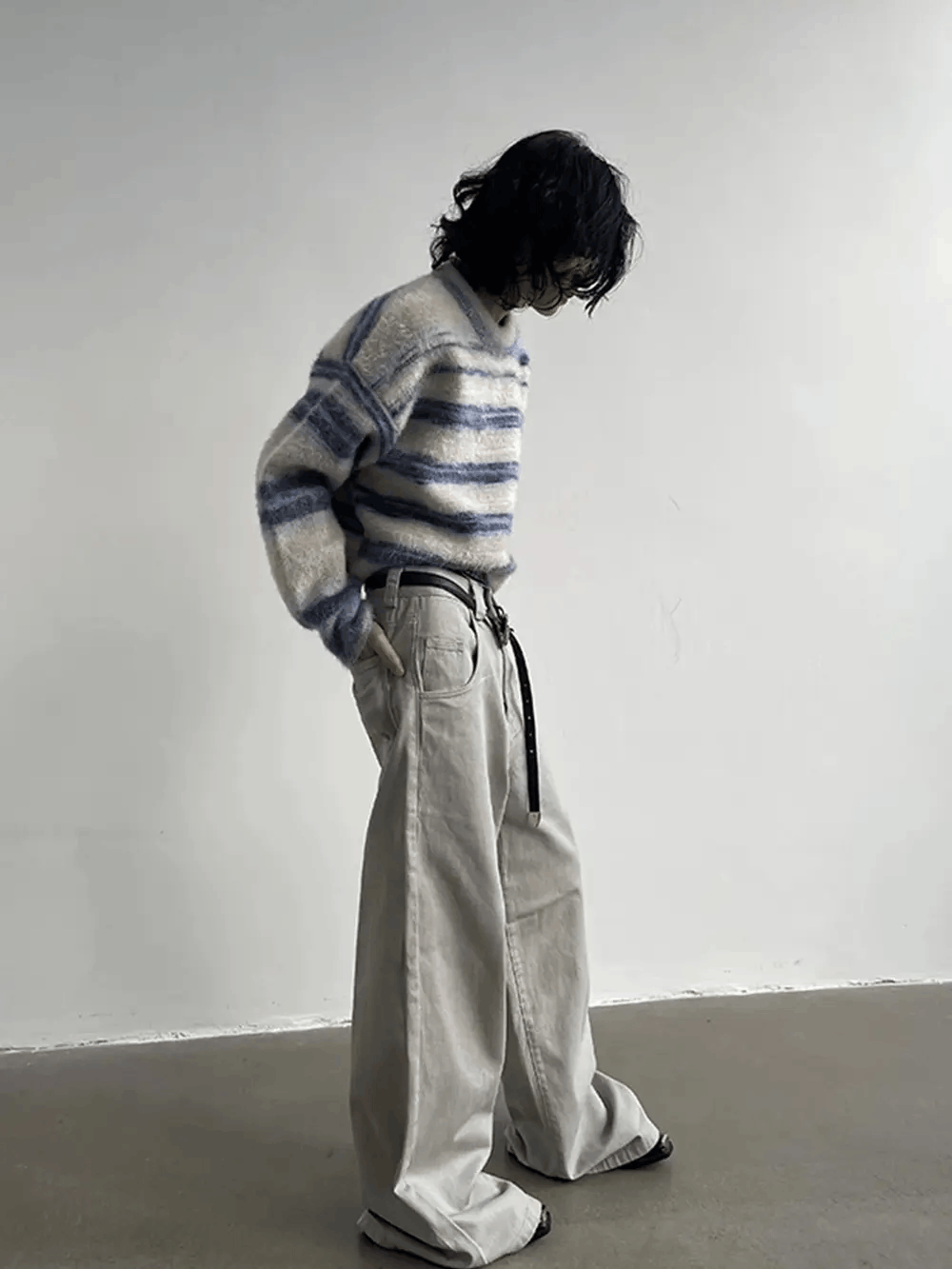 Japanese Brand × Jean × Vintage Vintage street hip-hop punk washed loose casual jeans Size US 33 - 4 Thumbnail